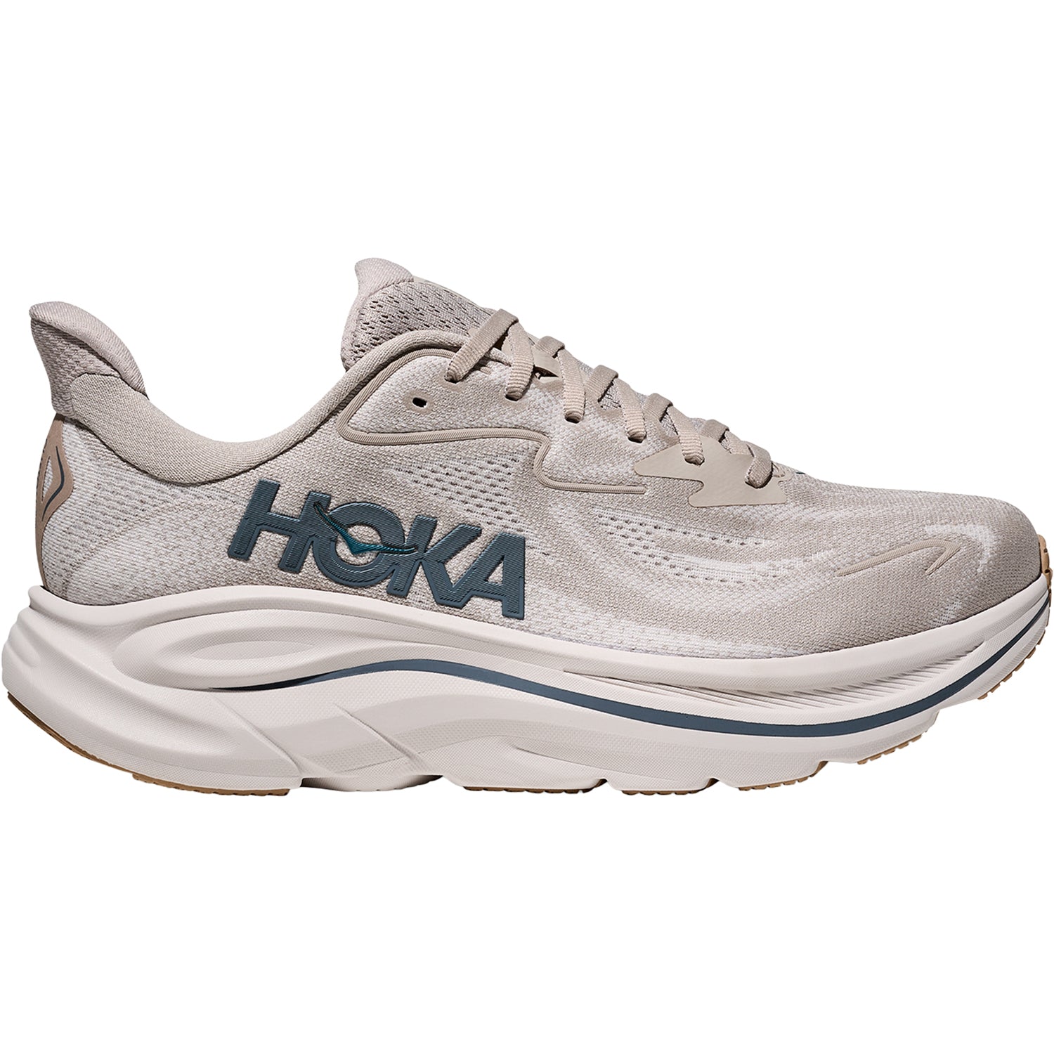 Mens Hoka one one Hoka Clifton 10 (Neutral Support) Men's Athletic Shoes Putty/Grout Putty/Grout