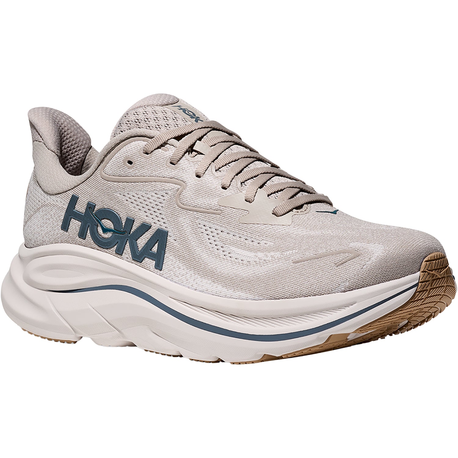 Mens Hoka one one Hoka Clifton 10 (Neutral Support) Men's Athletic Shoes Putty/Grout Putty/Grout
