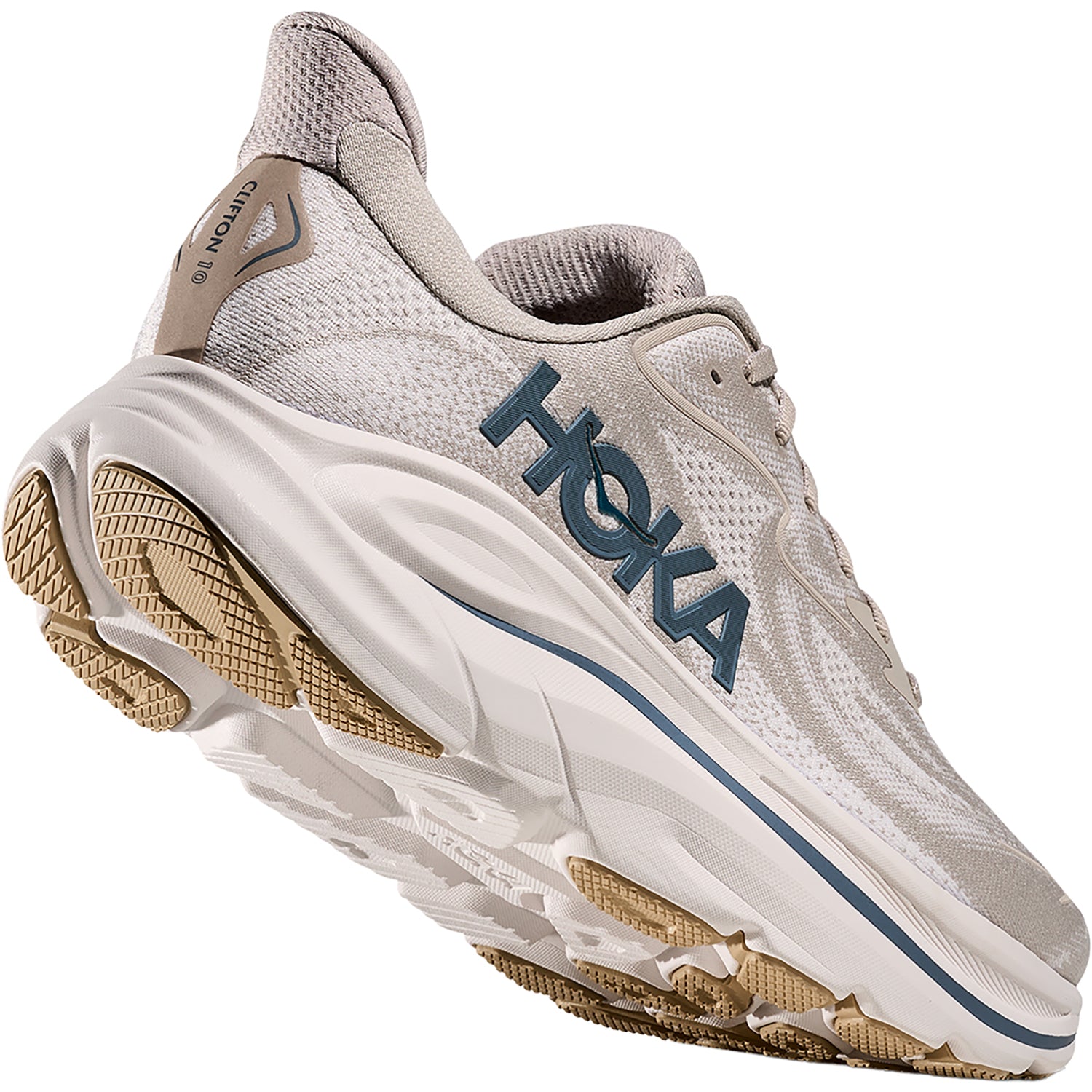 Mens Hoka one one Hoka Clifton 10 (Neutral Support) Men's Athletic Shoes Putty/Grout Putty/Grout