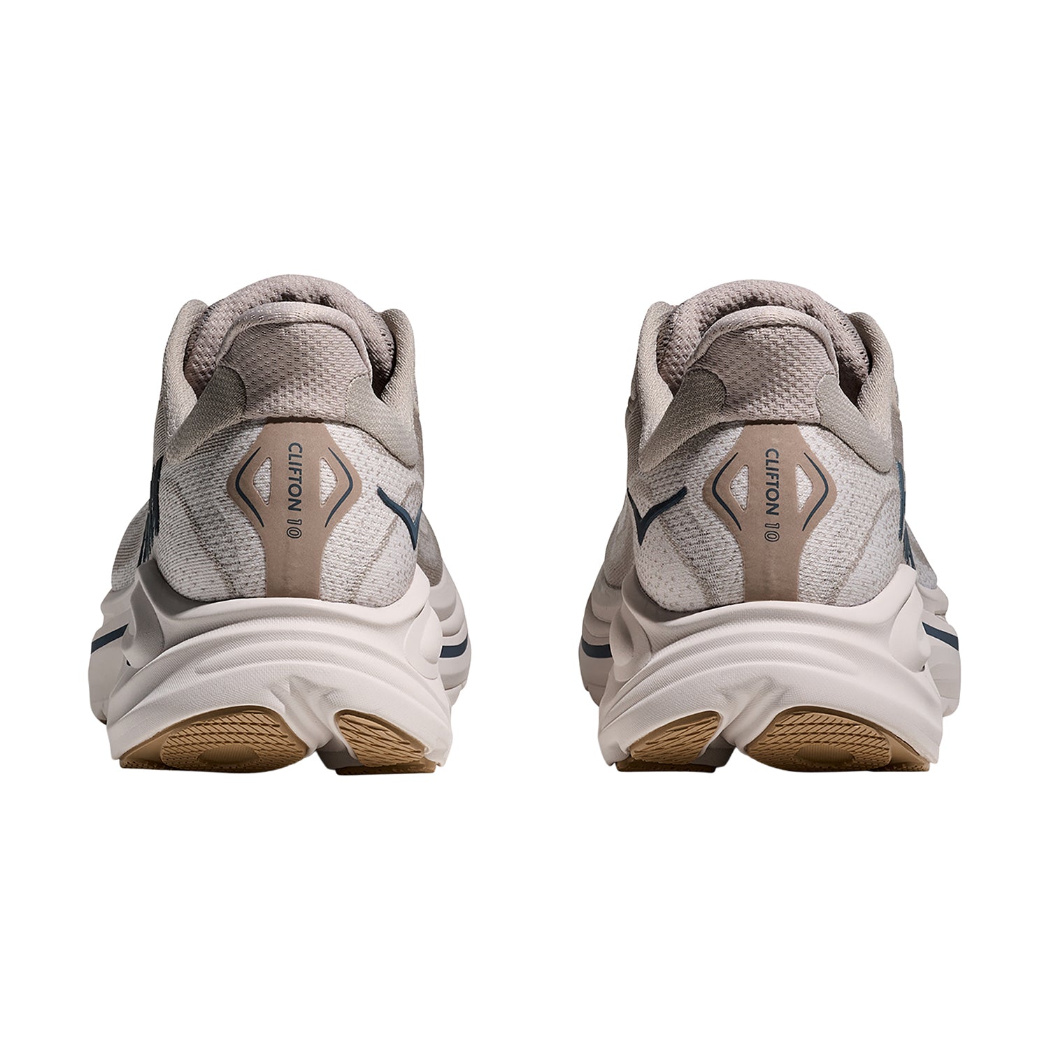 Mens Hoka one one Hoka Clifton 10 (Neutral Support) Men's Athletic Shoes Putty/Grout Putty/Grout