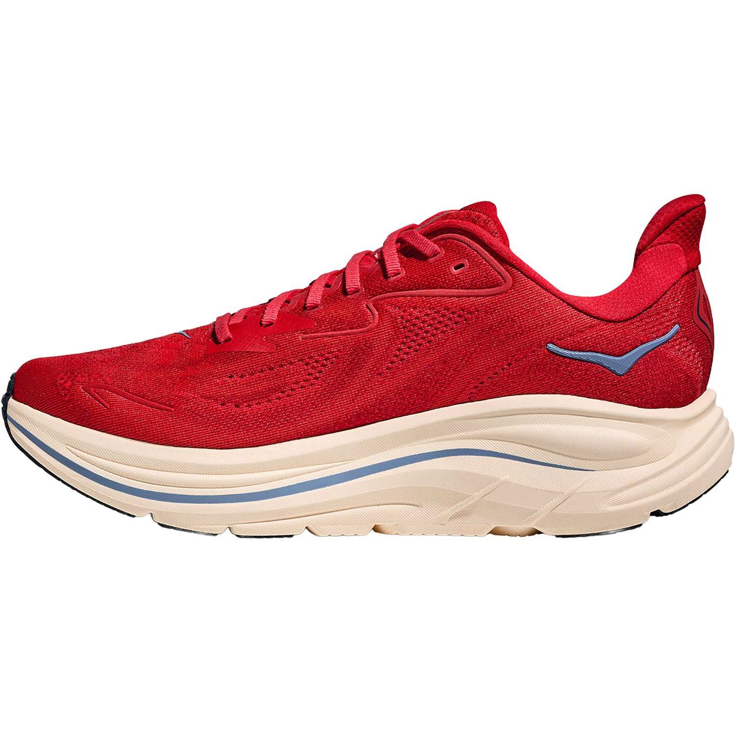 Mens Hoka one one Hoka Clifton 10 (Neutral Support) Men's Athletic Shoes Vermillion/Varsity Navy Vermillion/Varsity Navy