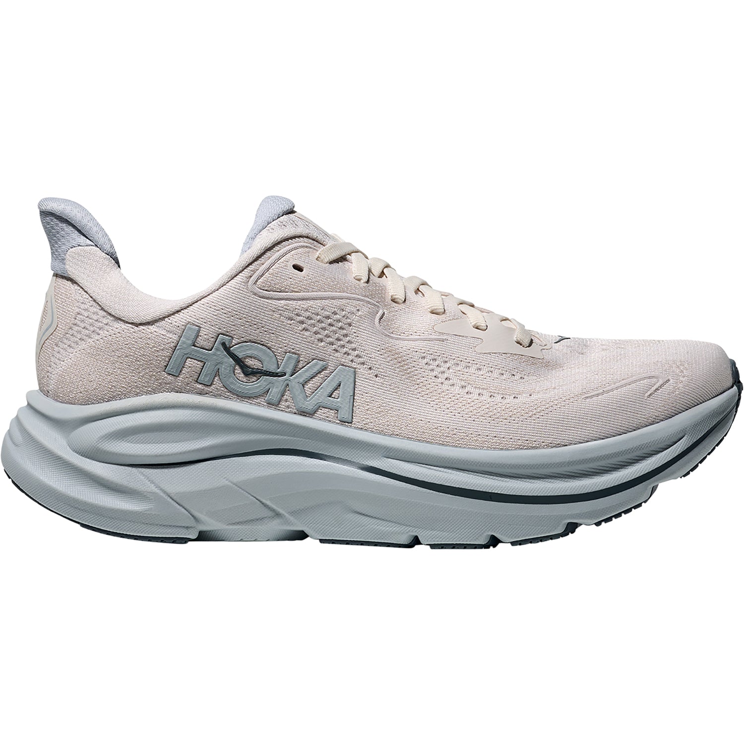 Womens Hoka one one Women's Hoka Clifton 10 Grout/Mineral Blue (Neutral Support) Grout/Mineral Blue