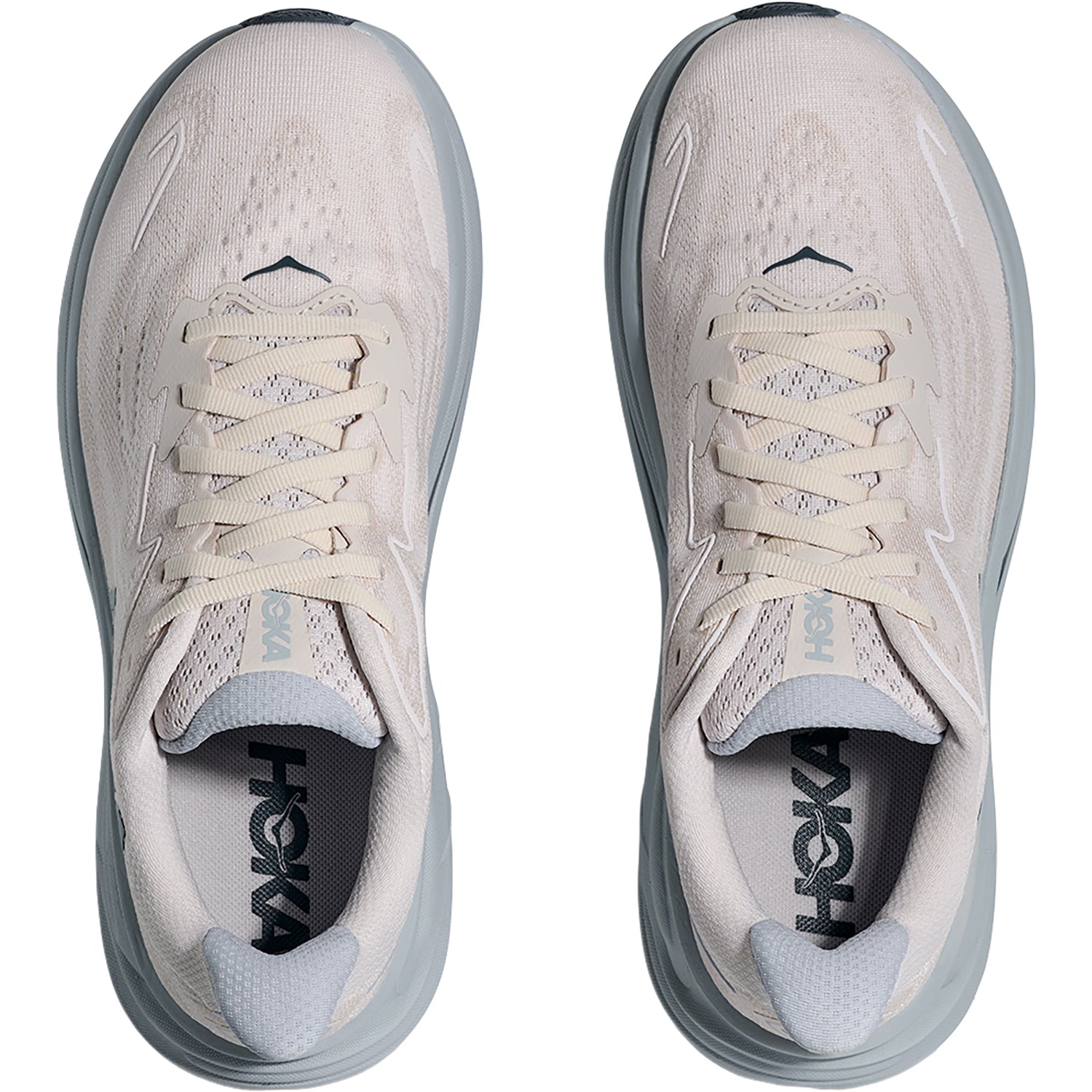 Womens Hoka one one Women's Hoka Clifton 10 Grout/Mineral Blue (Neutral Support) Grout/Mineral Blue