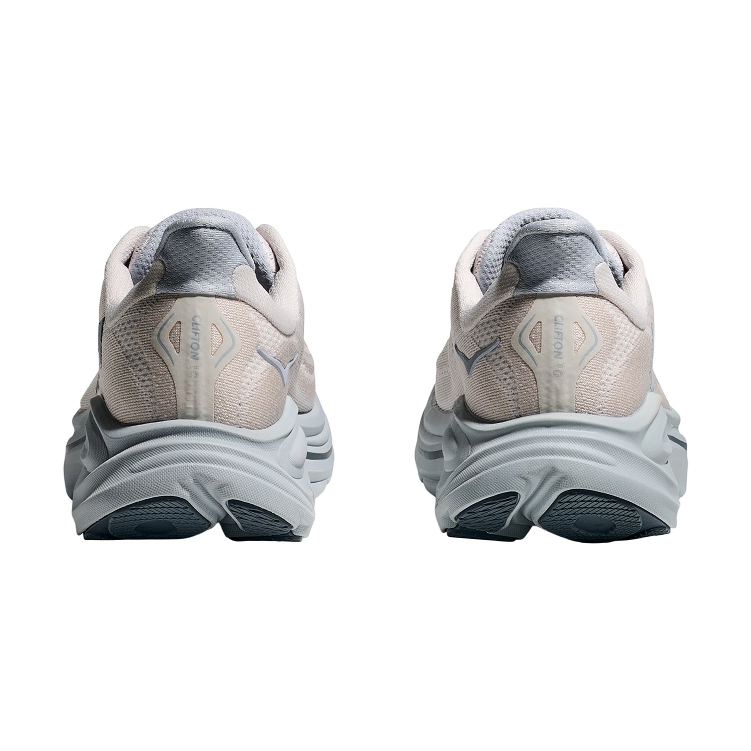 Womens Hoka one one Women's Hoka Clifton 10 Grout/Mineral Blue (Neutral Support) Grout/Mineral Blue