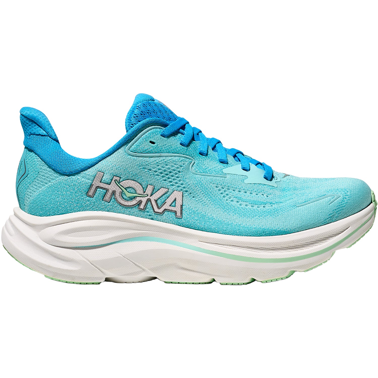 Womens Hoka one one Women's Hoka Clifton 10 Skyward Blue/Cielo Blue (Neutral Support) Skyward Blue/Cielo Blue