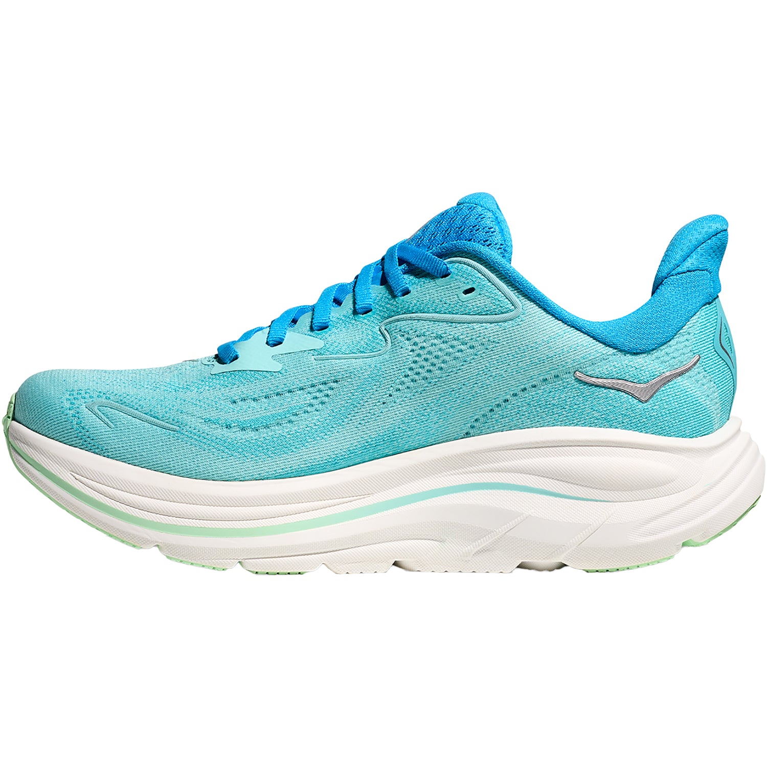 Womens Hoka one one Women's Hoka Clifton 10 Skyward Blue/Cielo Blue (Neutral Support) Skyward Blue/Cielo Blue