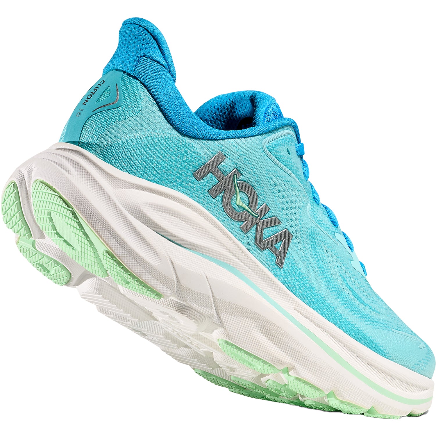 Womens Hoka one one Women's Hoka Clifton 10 Skyward Blue/Cielo Blue (Neutral Support) Skyward Blue/Cielo Blue