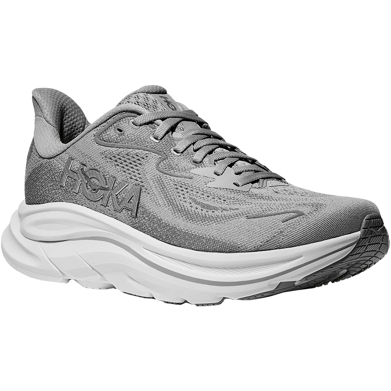 Womens Hoka one one Women's Hoka Clifton 10 Stellar Grey/Galactic Grey (Neutral Support) Stellar Grey/Galactic Grey