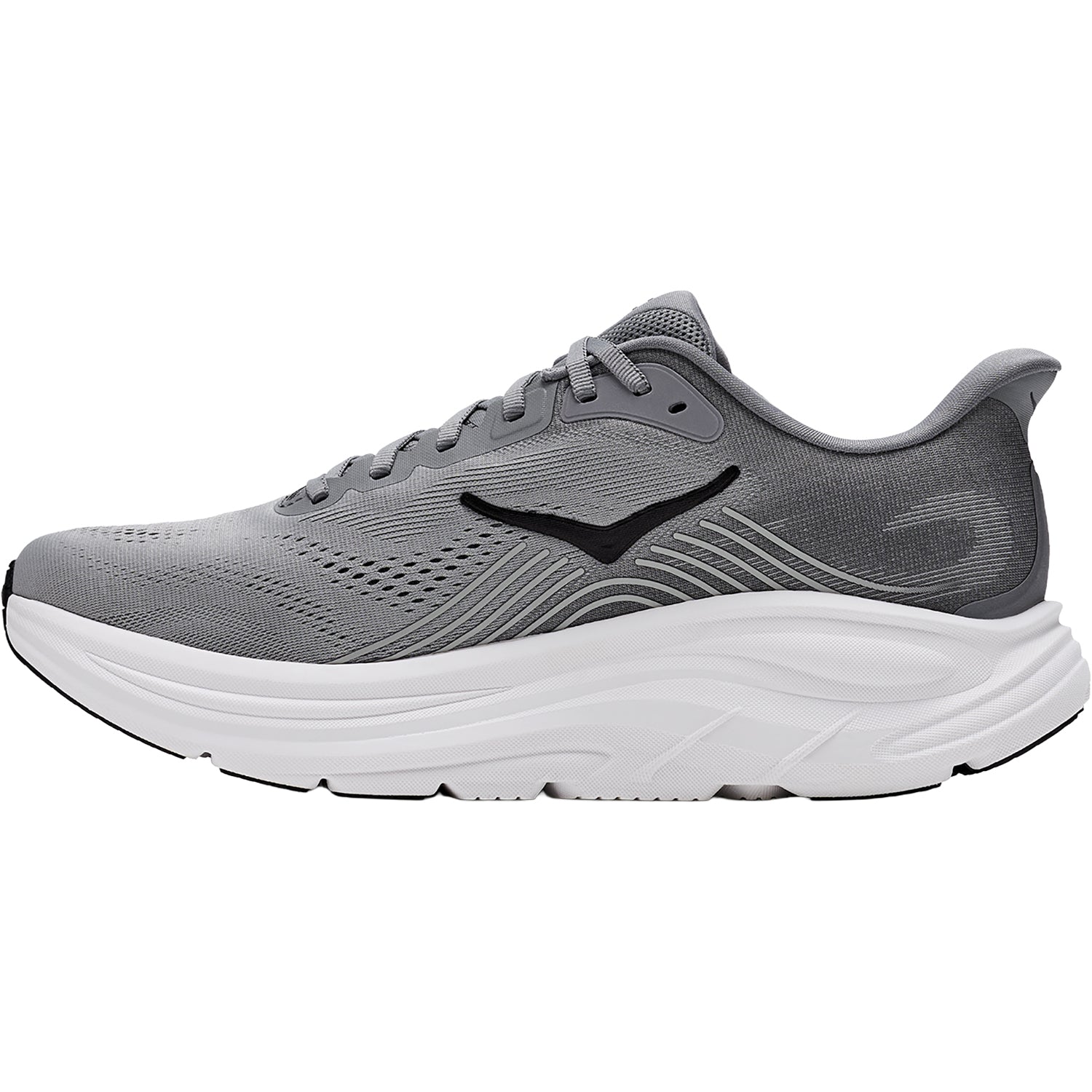 Mens Hoka one one Hoka Clifton 11 Men's Athletic Shoes Galactic Grey/Stellar Grey (Neutral Support) Galactic Grey/Stellar Grey