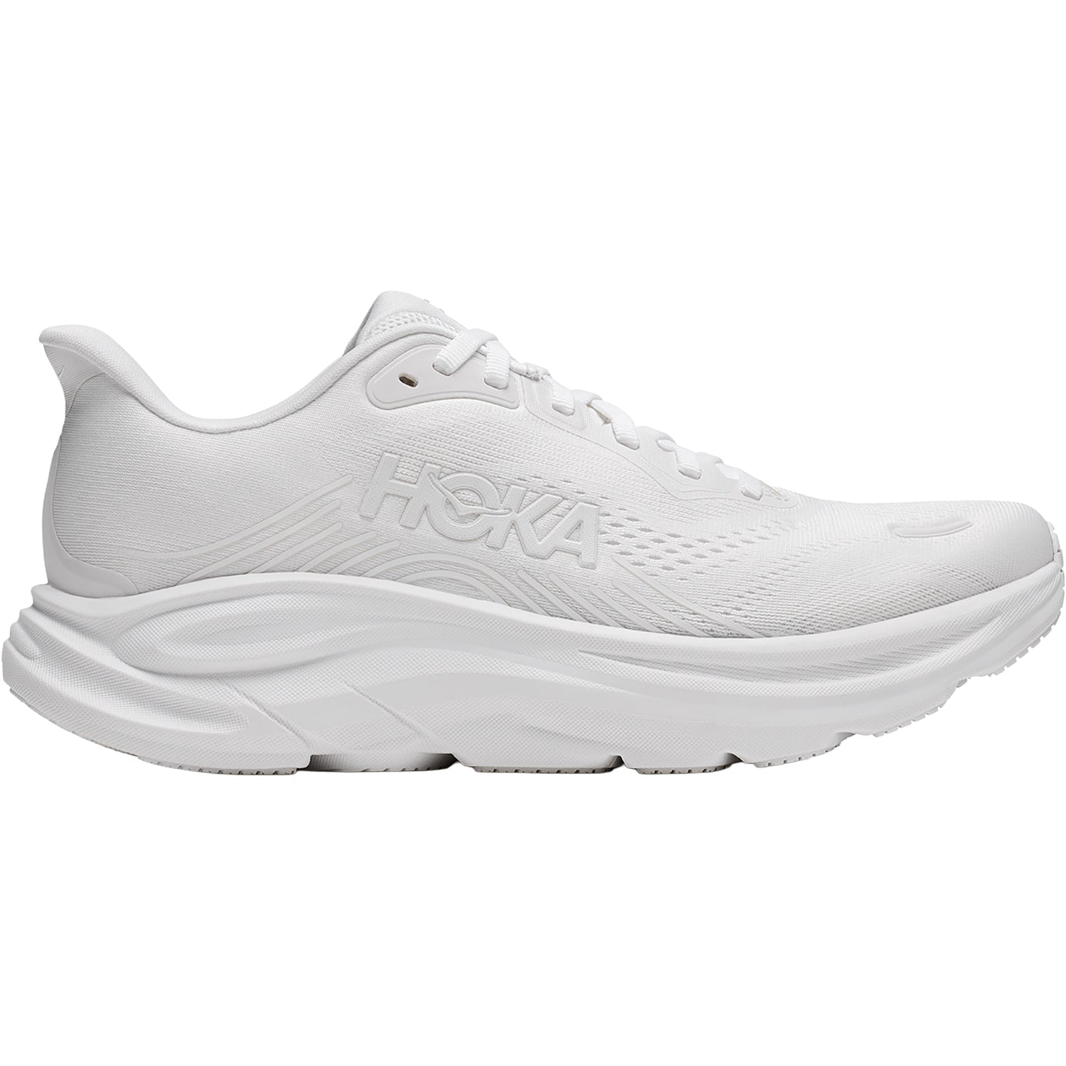 Womens Hoka one one Hoka Clifton 11 Women's Athletic Shoes White/White (Neutral Support) White/White