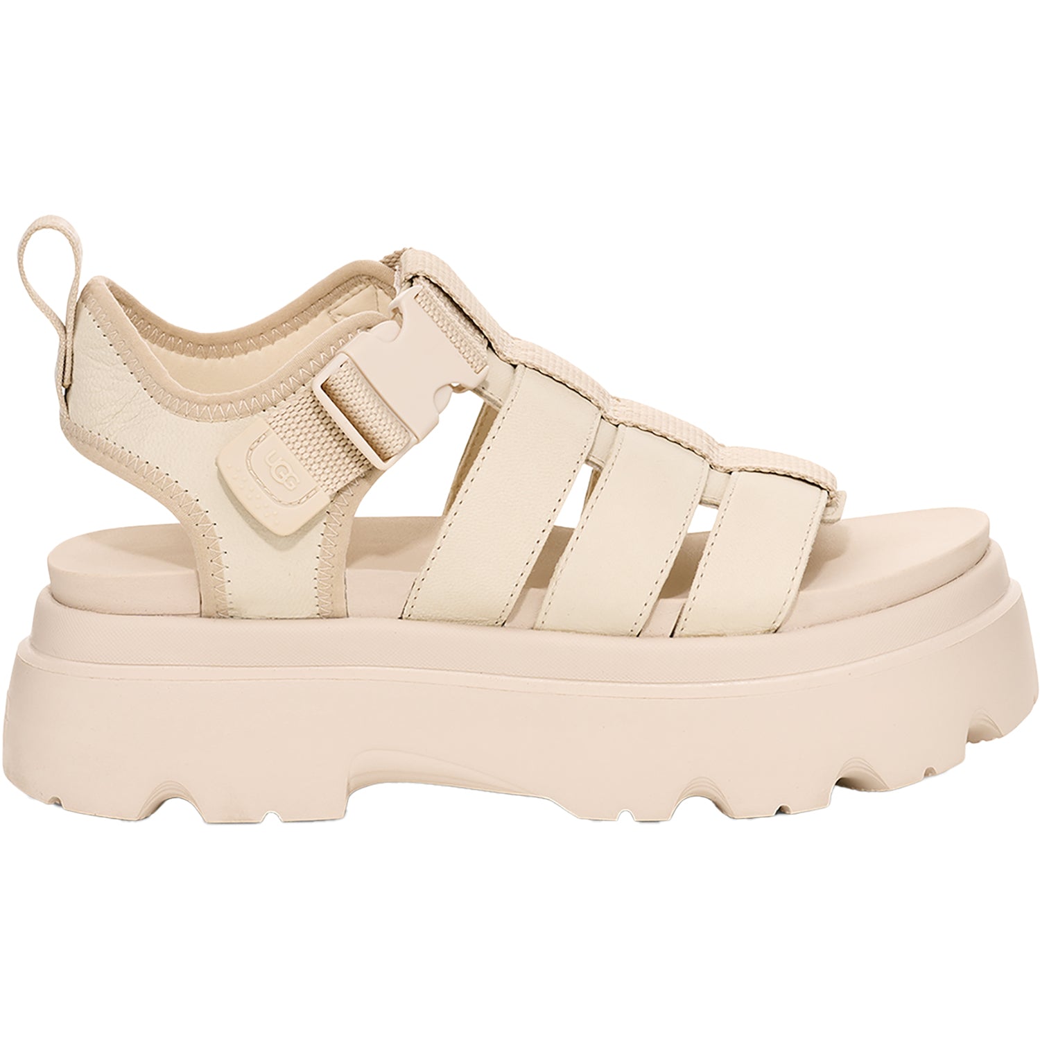 【UGG】W CORA 24cm UGG Cora Nubuck Suede Chunky Platform Fisherman Sandals