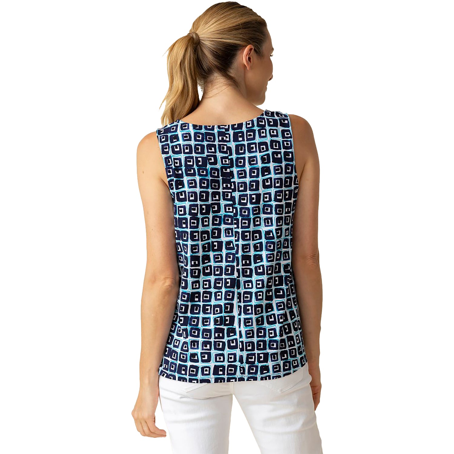Womens Habitat Habitat Core Travel Cubism Easy Tank Women's Tank Top Black Black