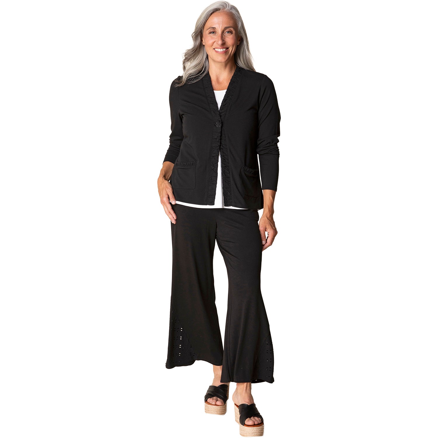 Womens Habitat Habitat Core Travel Ruched Front Jacket Women's Outerwear Black Black