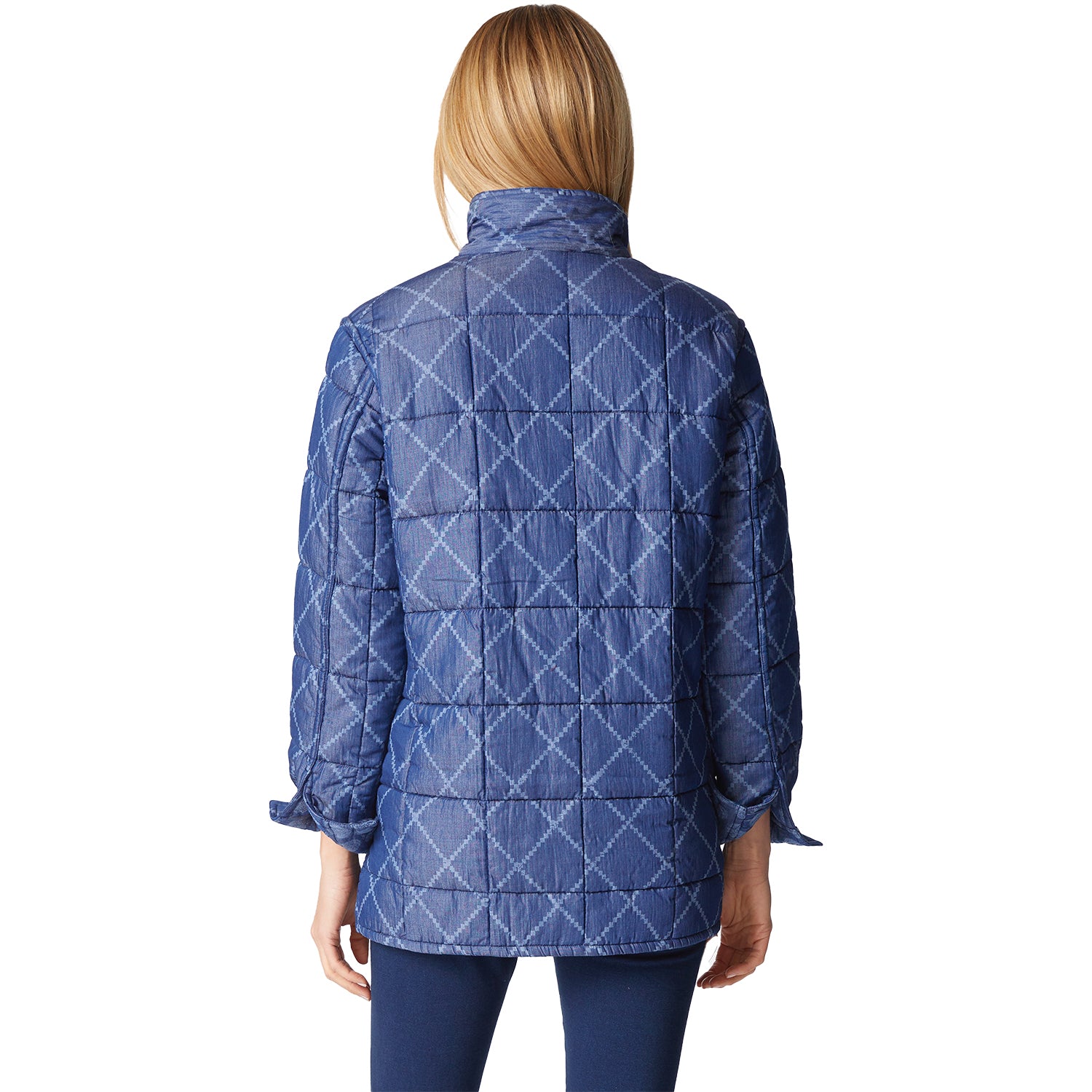 Womens Habitat Habitat Cozy Quilt Chloe Shacket Women's Outerwear Denim Denim