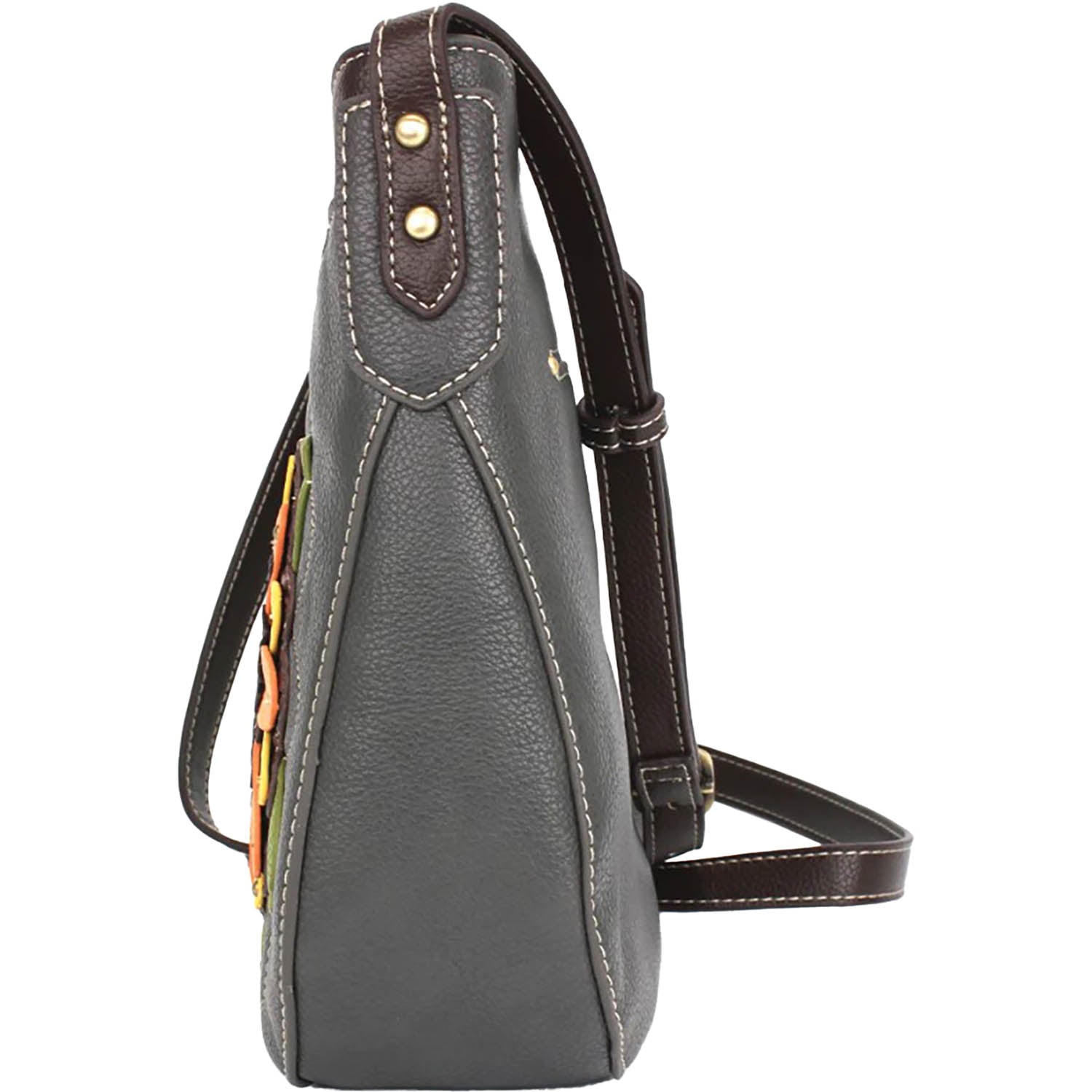 Unisex Chala Chala Sunflower Crescent Crossbody Handbag Ink Ink