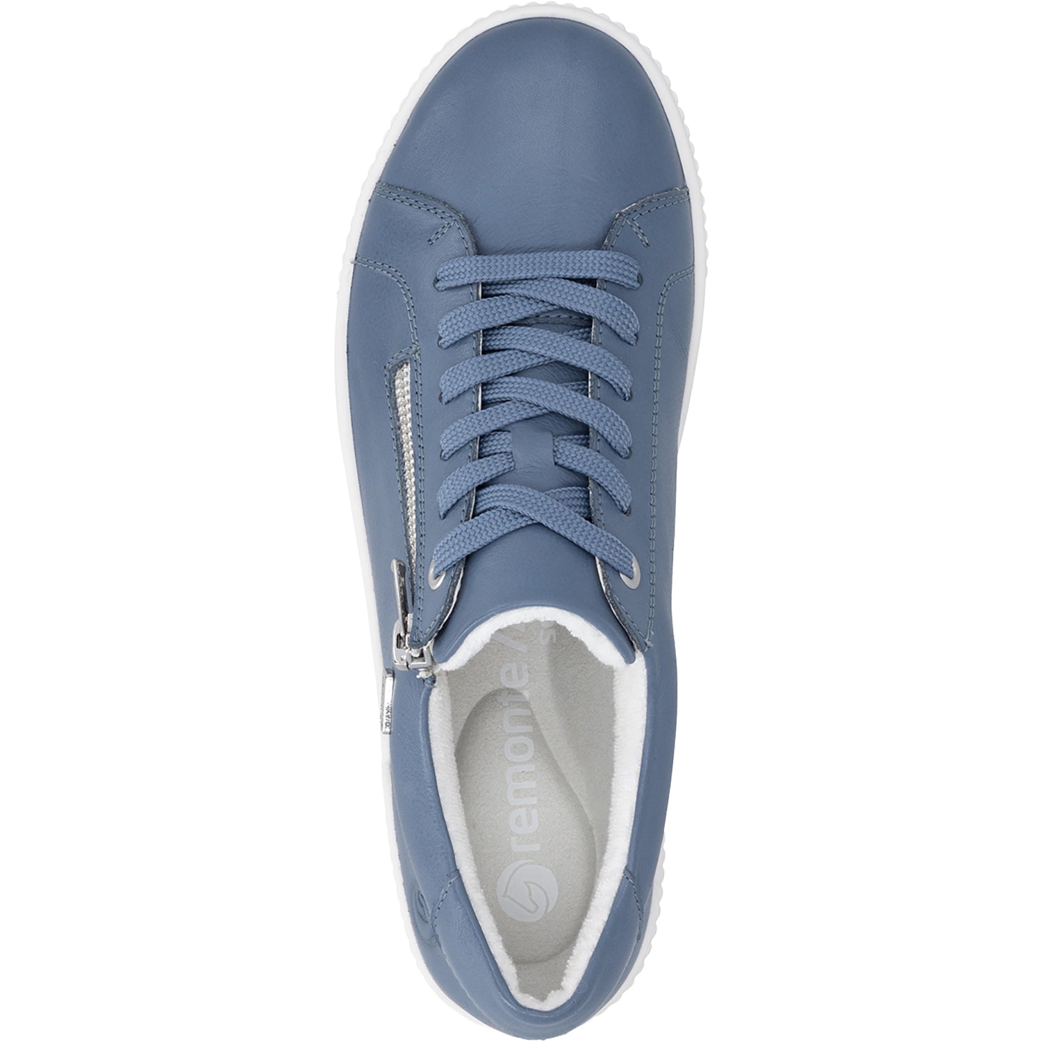 Womens Remonte Remonte D0700-16 Maditta Women's Lace Up Shoes Jeans Leather Jeans Leather