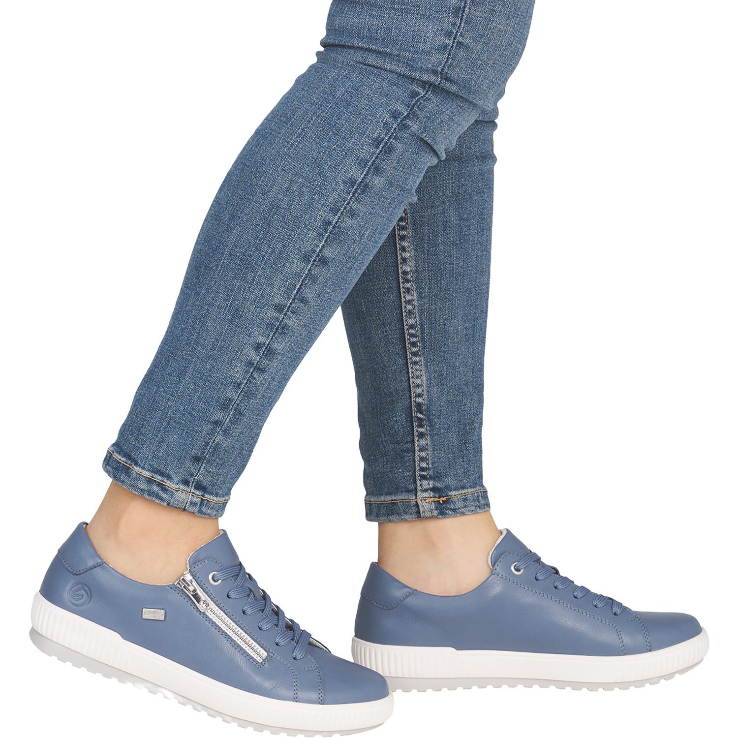 Womens Remonte Remonte D0700-16 Maditta Women's Lace Up Shoes Jeans Leather Jeans Leather