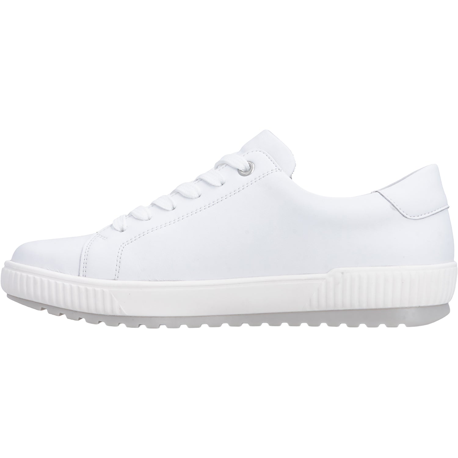 Womens Remonte Remonte D0700-80 Maditta Women's Lace Up Shoes White Leather White Leather