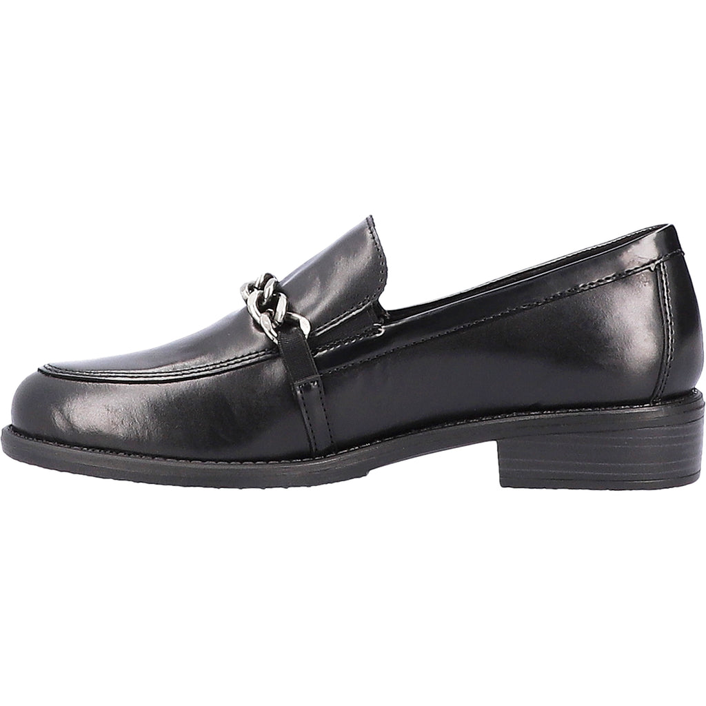 Womens Remonte Women's Remonte D0F03-01 Arielle 03 Black Leather Black Leather