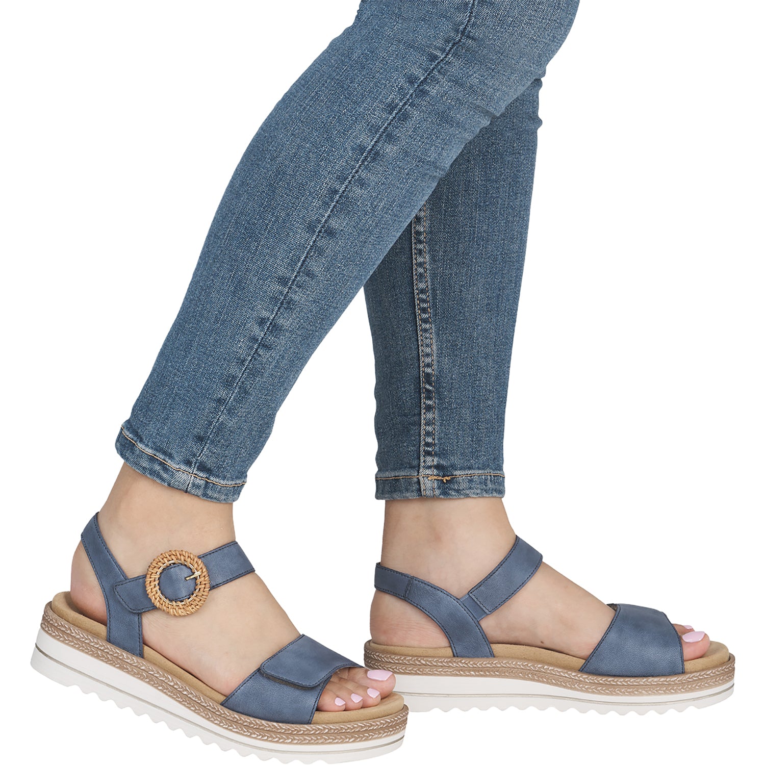Womens Remonte Remonte D0Q52-14 Jocelyn 52 Women's Sandals Denim Denim
