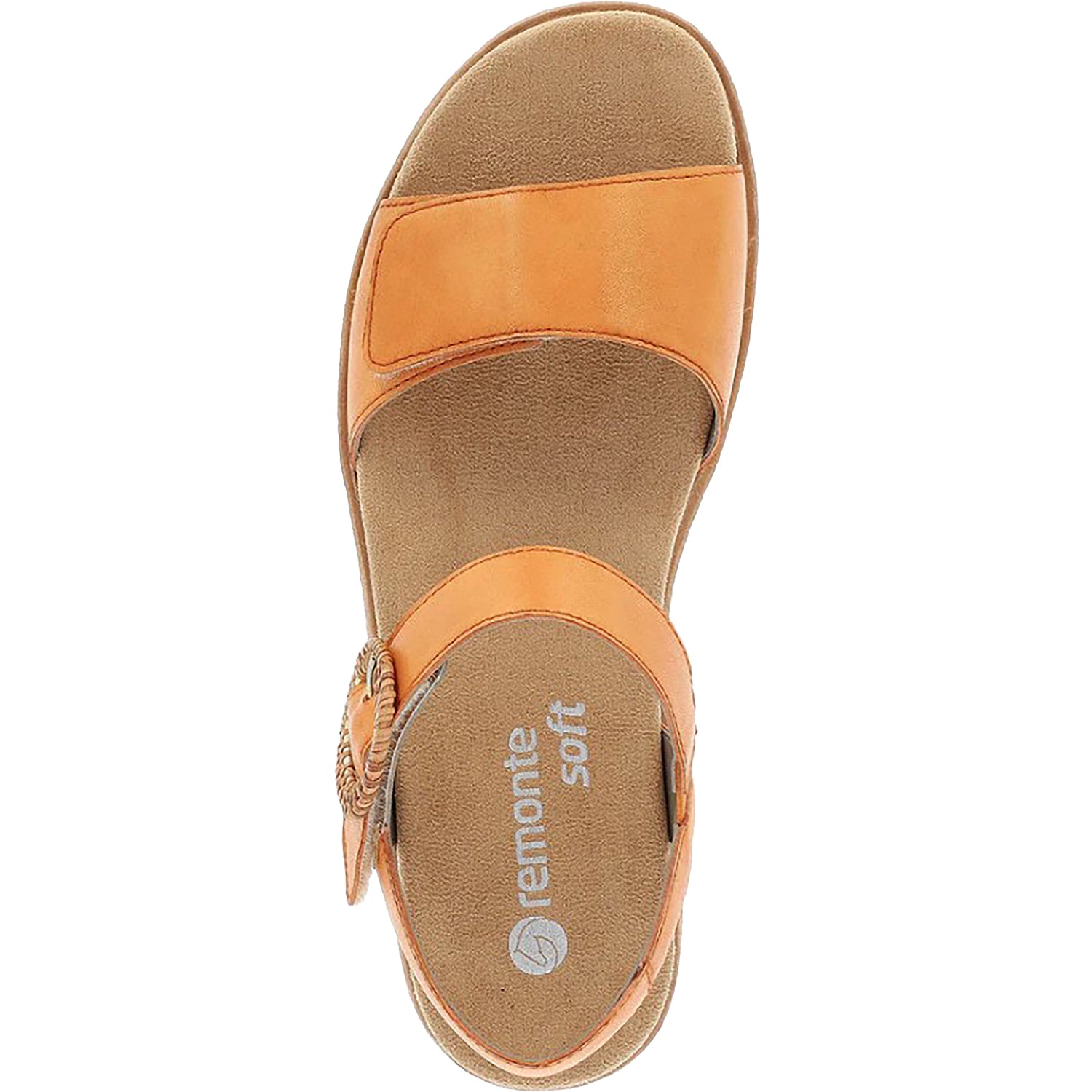 Womens Remonte Remonte D0Q52-38 Jocelyn 52 Women's Platform Sandals Mandarin Leather Mandarin Leather