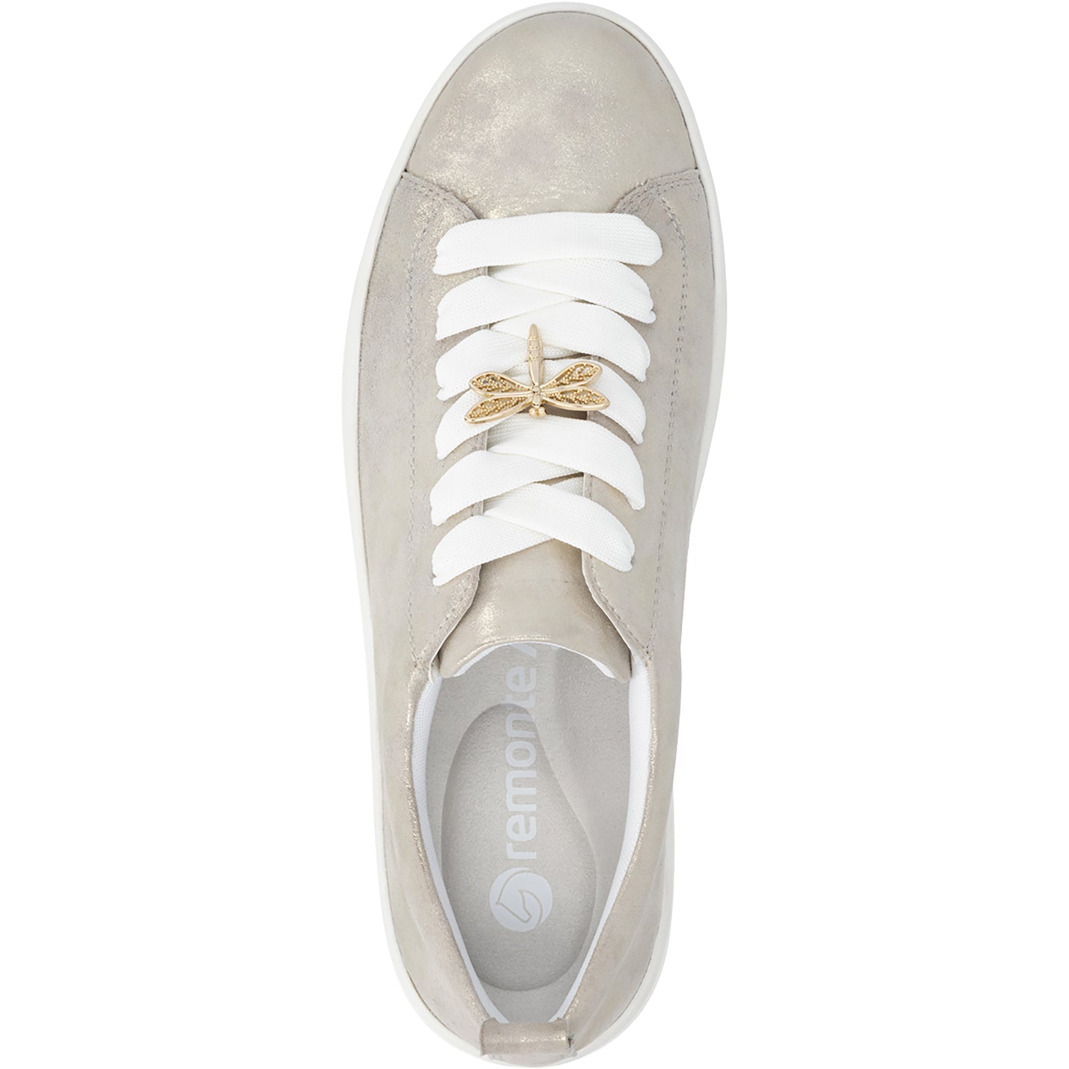 Womens Remonte Remonte D1C03-91 Julika 03 Women's Lace Up Shoes Muschel Leather Muschel Leather