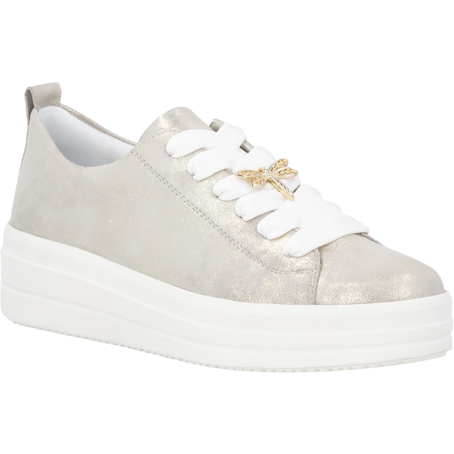 Womens Remonte Remonte D1C03-91 Julika 03 Women's Lace Up Shoes Muschel Leather Muschel Leather