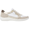 Womens Remonte Remonte D1E06-82 Women's Sporty Lace Up Shoes Ginger/Weiss/Muschel Ginger/Weiss/Muschel