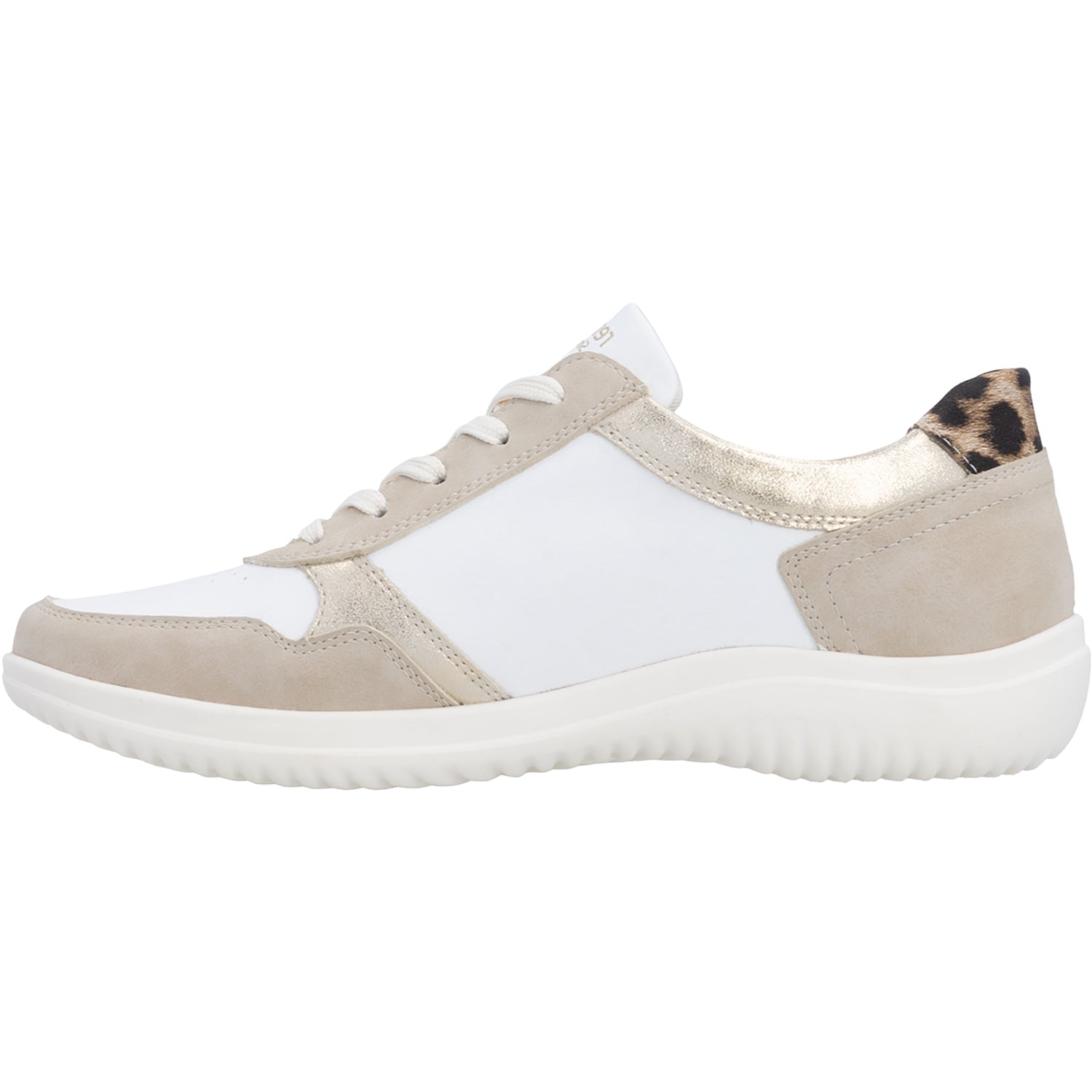 Womens Remonte Remonte D1E06-82 Women's Sporty Lace Up Shoes Ginger/Weiss/Muschel Ginger/Weiss/Muschel
