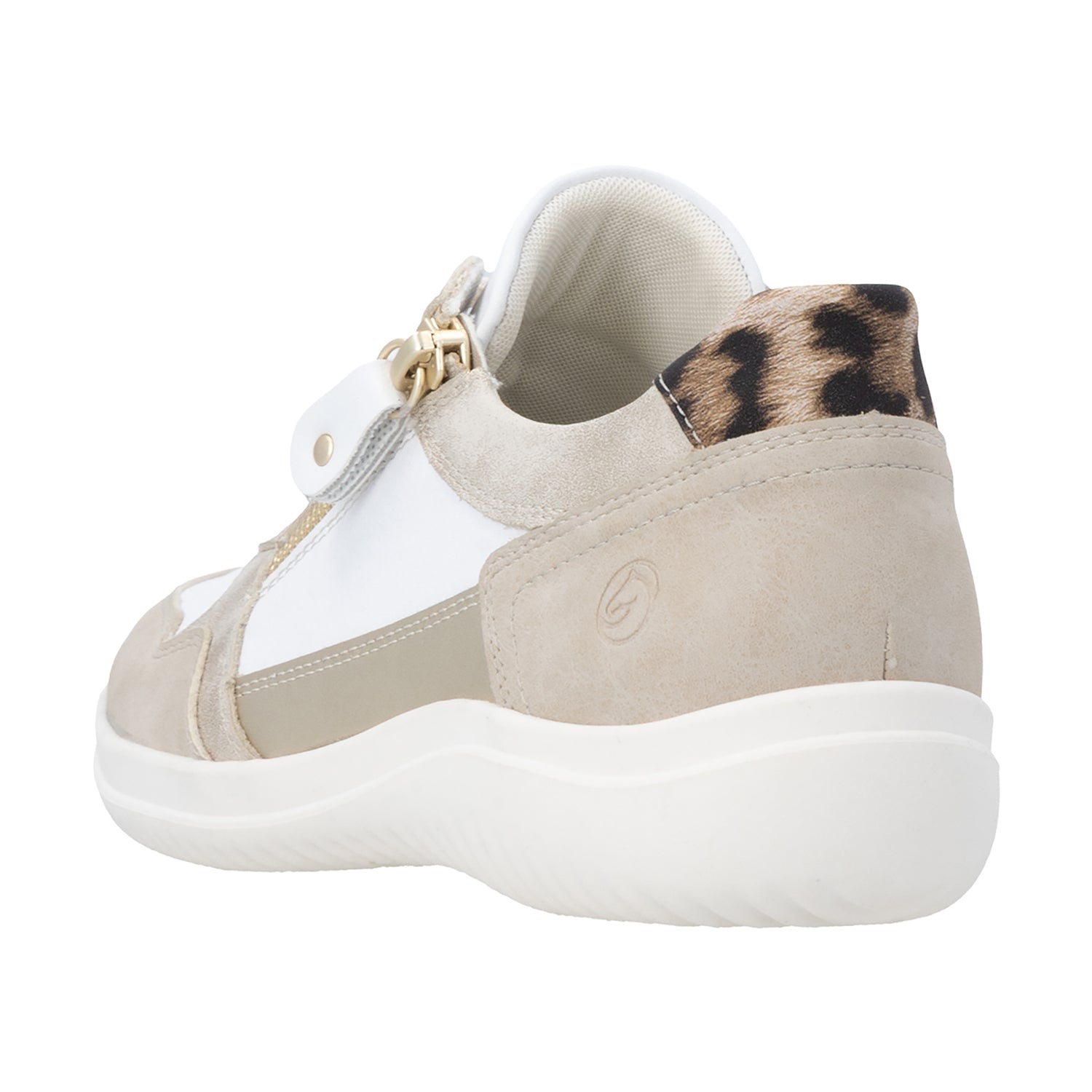 Womens Remonte Remonte D1E06-82 Women's Sporty Lace Up Shoes Ginger/Weiss/Muschel Ginger/Weiss/Muschel