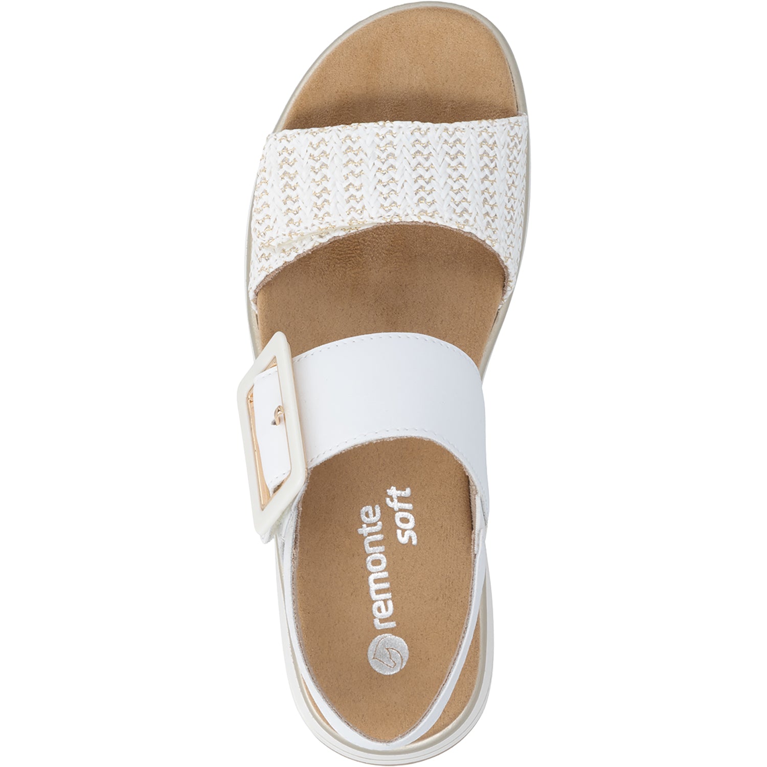 Womens Remonte Remonte D1J53-81 Jocelyn 53 Weiss-Gold/Weiss Weiss-Gold/Weiss