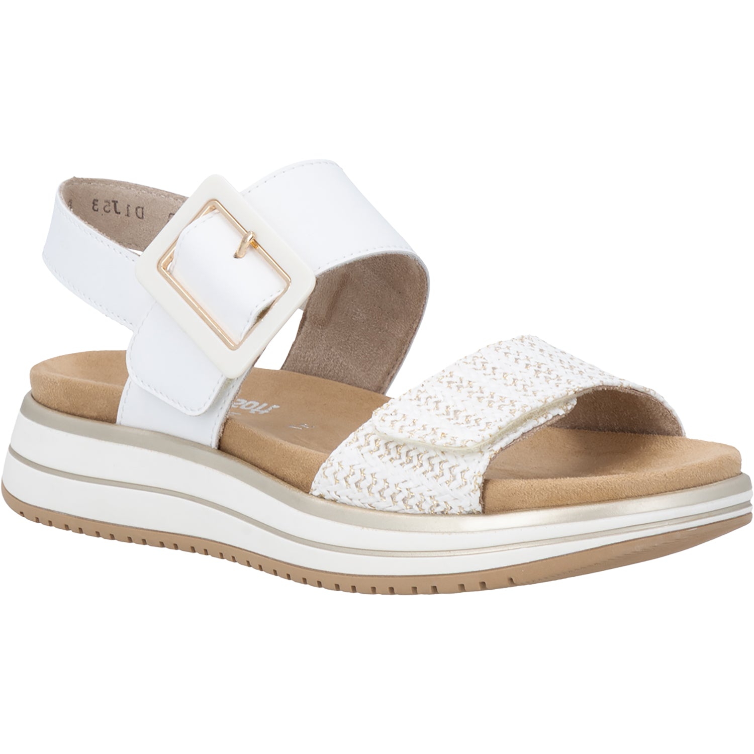 Womens Remonte Remonte D1J53-81 Jocelyn 53 Weiss-Gold/Weiss Weiss-Gold/Weiss