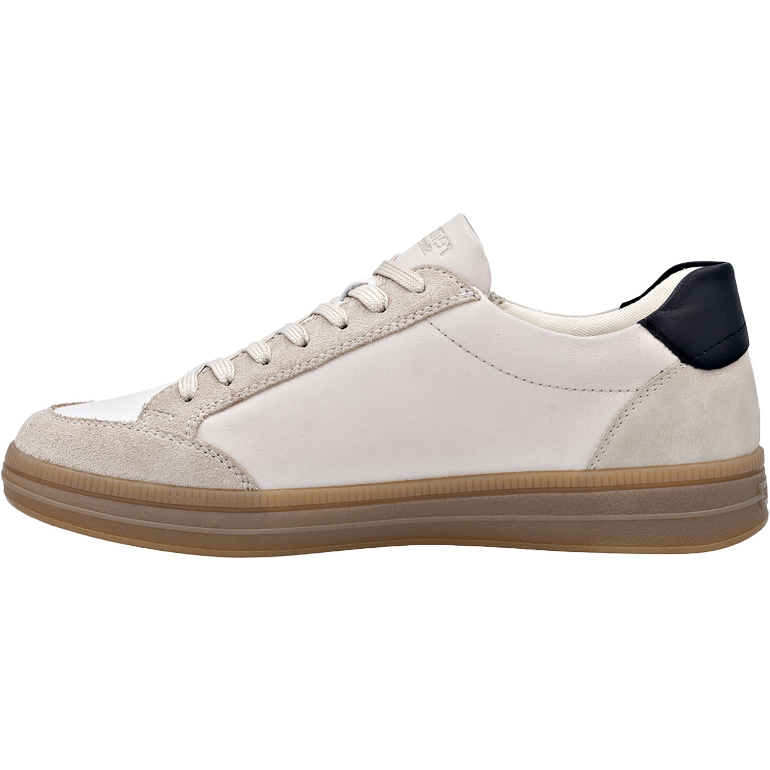Womens Remonte Remonte D2C04-62 Demi-04 Women's Sporty Lace Up Shoes Lehm/Nude/Ginger/Schwarz Suede/Leather Lehm/Nude/Ginger/Schwarz Suede/Leather