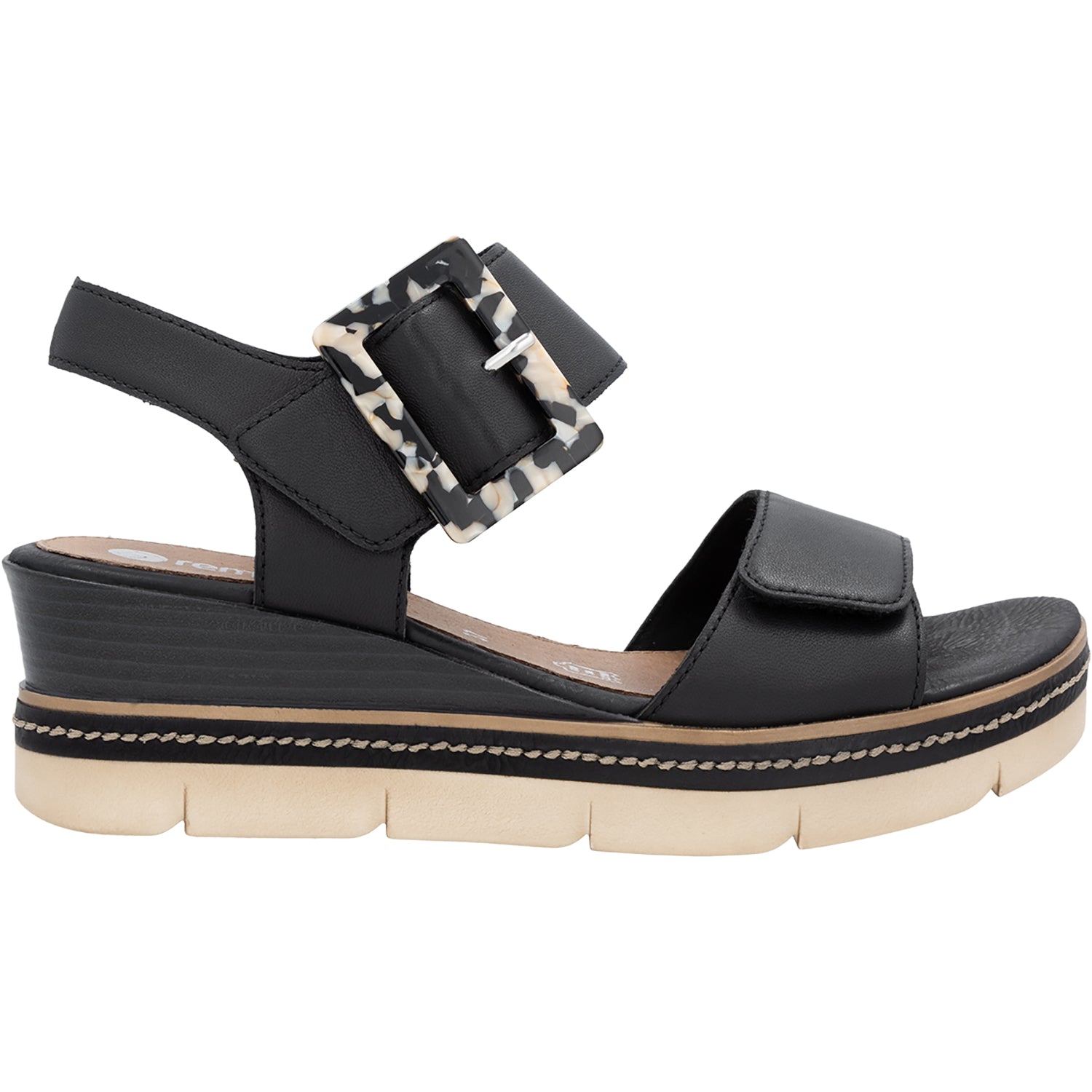 Womens Remonte Remonte D2L53-00 Jerilyn Women's Sandals Black Black
