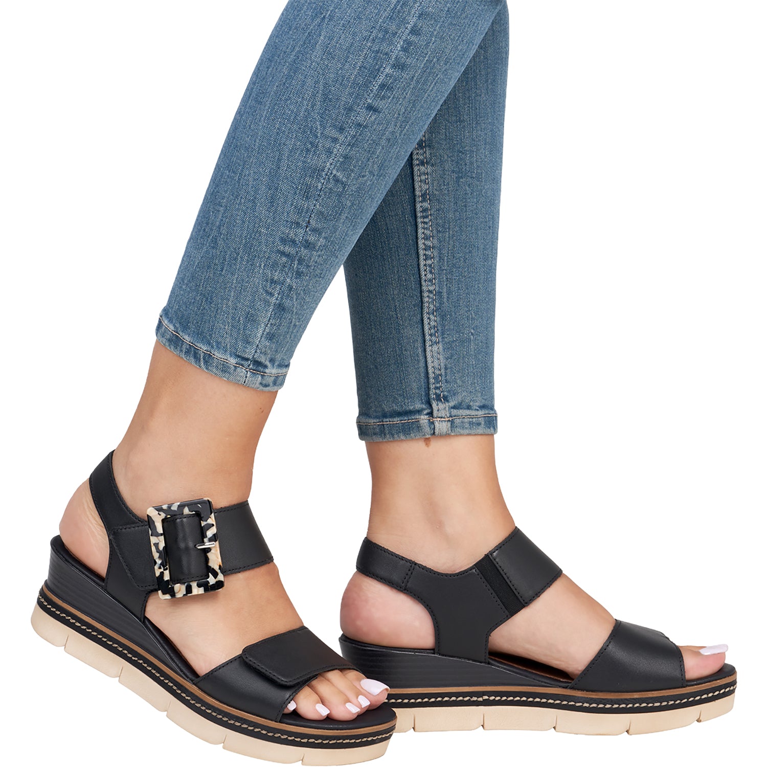 Womens Remonte Remonte D2L53-00 Jerilyn Women's Sandals Black Black