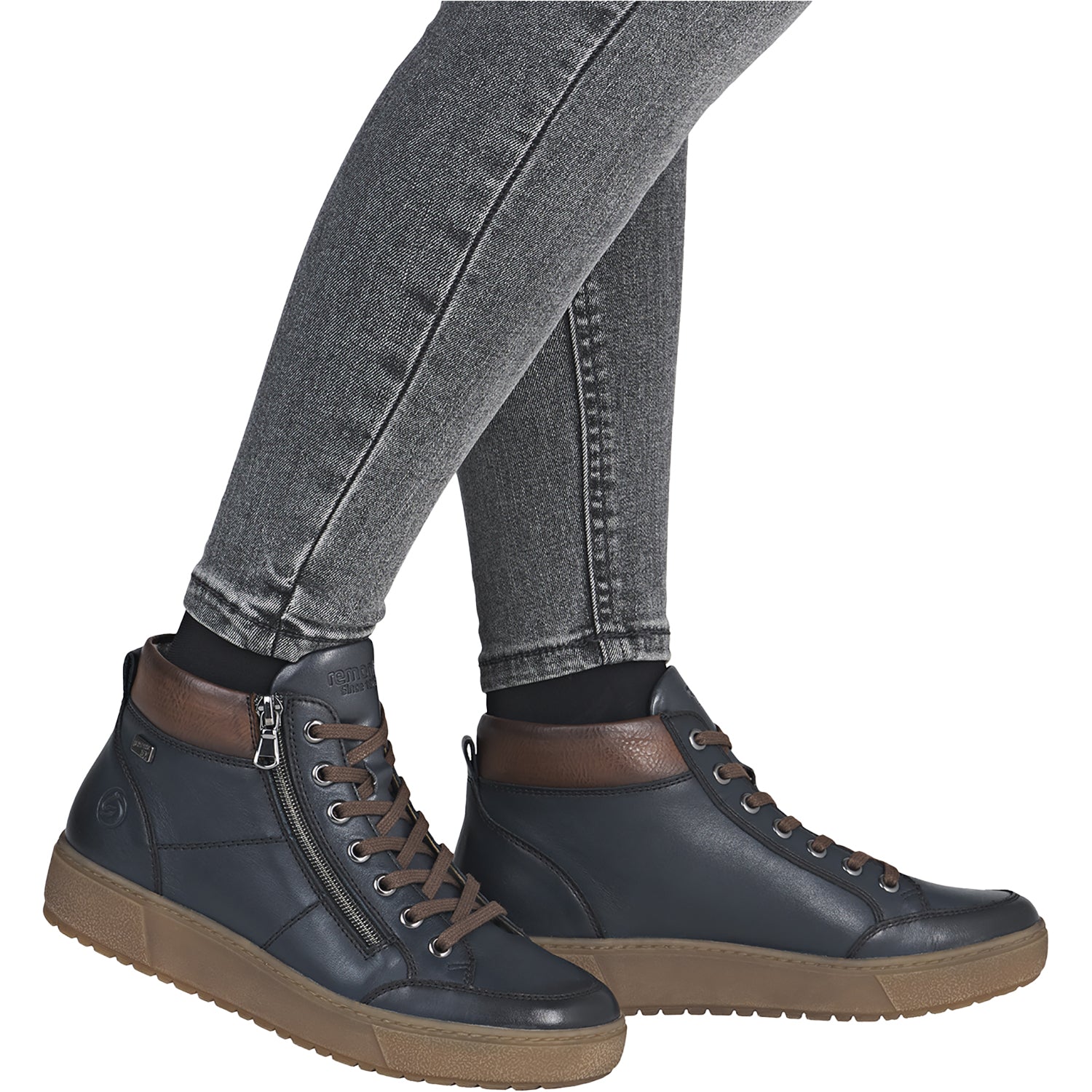 Womens Remonte Remonte D2T70-14 Women's Boots Booties Pazifik/Muskat/Pazifik Pazifik/Muskat/Pazifik