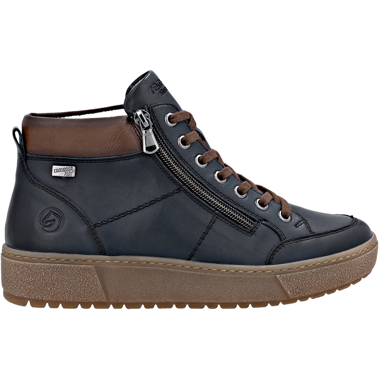 Womens Remonte Remonte D2T70-14 Women's Boots Booties Pazifik/Muskat/Pazifik Pazifik/Muskat/Pazifik