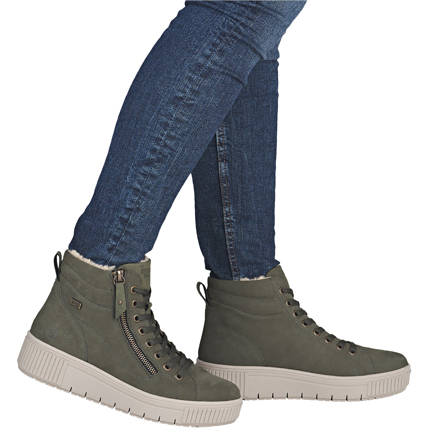Womens Remonte Remonte D3B71-54 Bonnie 71 Women's Boots Booties Moor/Liane Nubuck Moor/Liane Nubuck