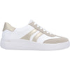 Womens Remonte Remonte D3E00-80 Women's Sporty Lace Up Shoes Iceberg/Weiss/Pale Gold Iceberg/Weiss/Pale Gold