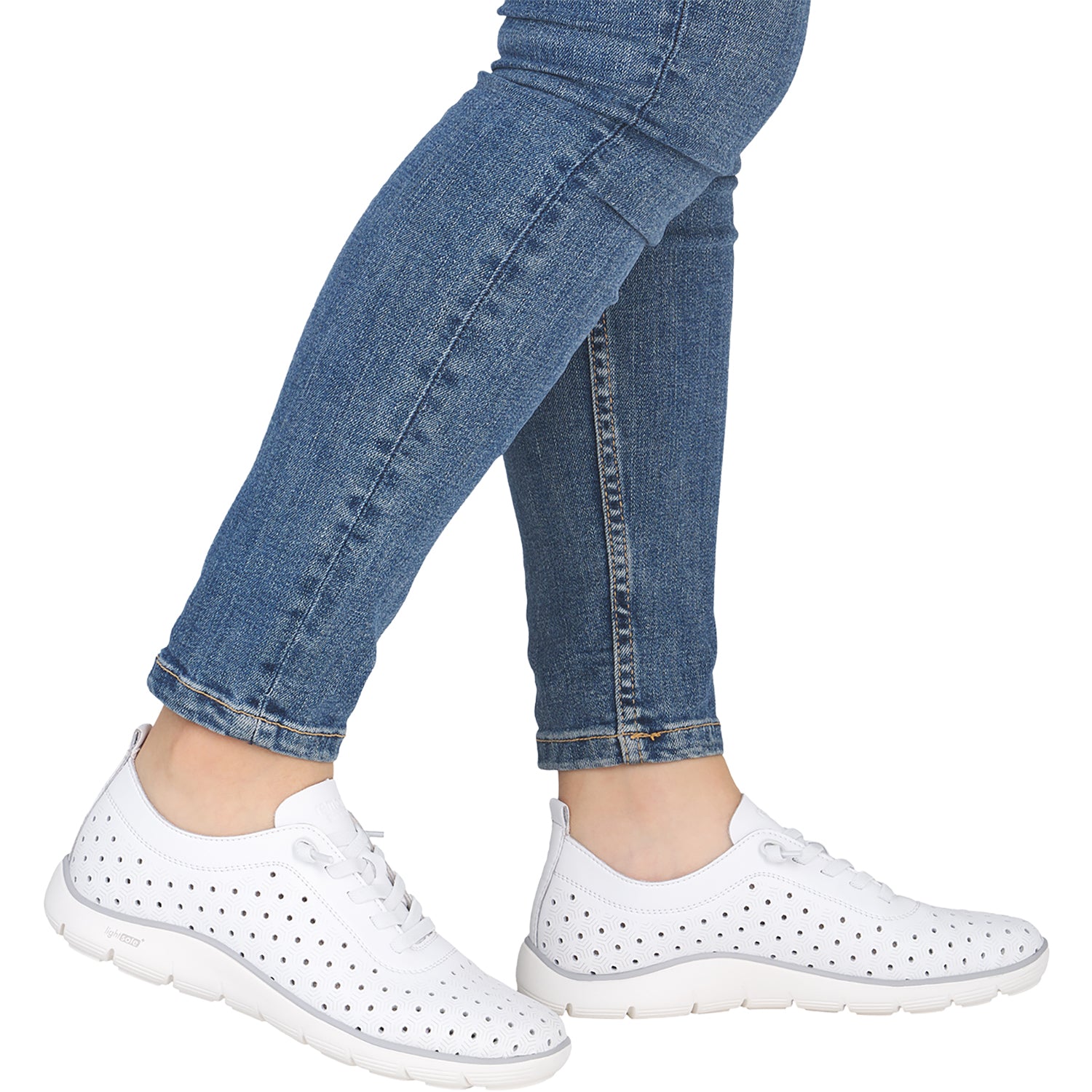 Womens Remonte Remonte D3G03-80 Liv 03 Women's Casual Slip-Ons White Macao