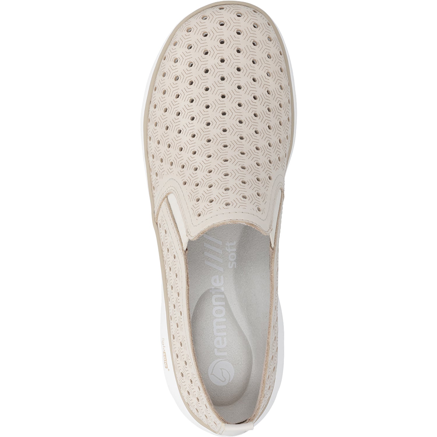 Womens Remonte Remonte D3G04-60 Liv 04 Women's Casual Slip-Ons Porzellan/Porzellan Porzellan/Porzellan