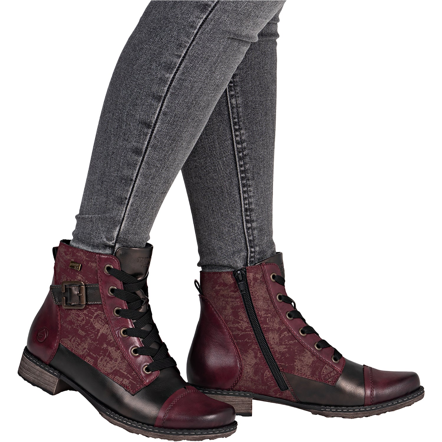 Womens Remonte Remonte D4381-35 Chandra 81 Women's Boots Vino/Antik/Bordeaux Vino/Antik/Bordeaux