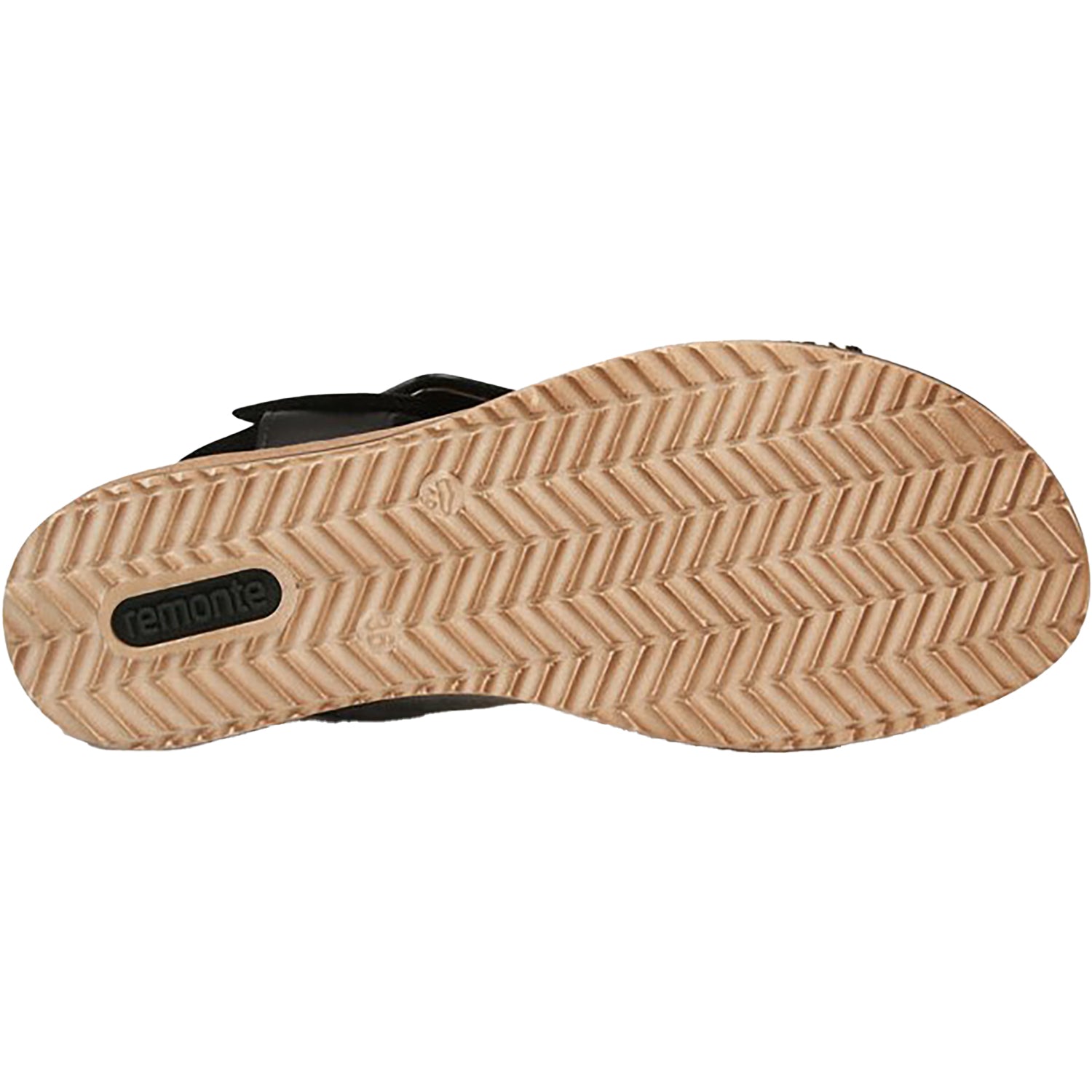 Womens Remonte Remonte D6453-02 Jerilyn 53 Women's Sandals Schwarz-Crema/Schwarz Schwarz-Crema/Schwarz