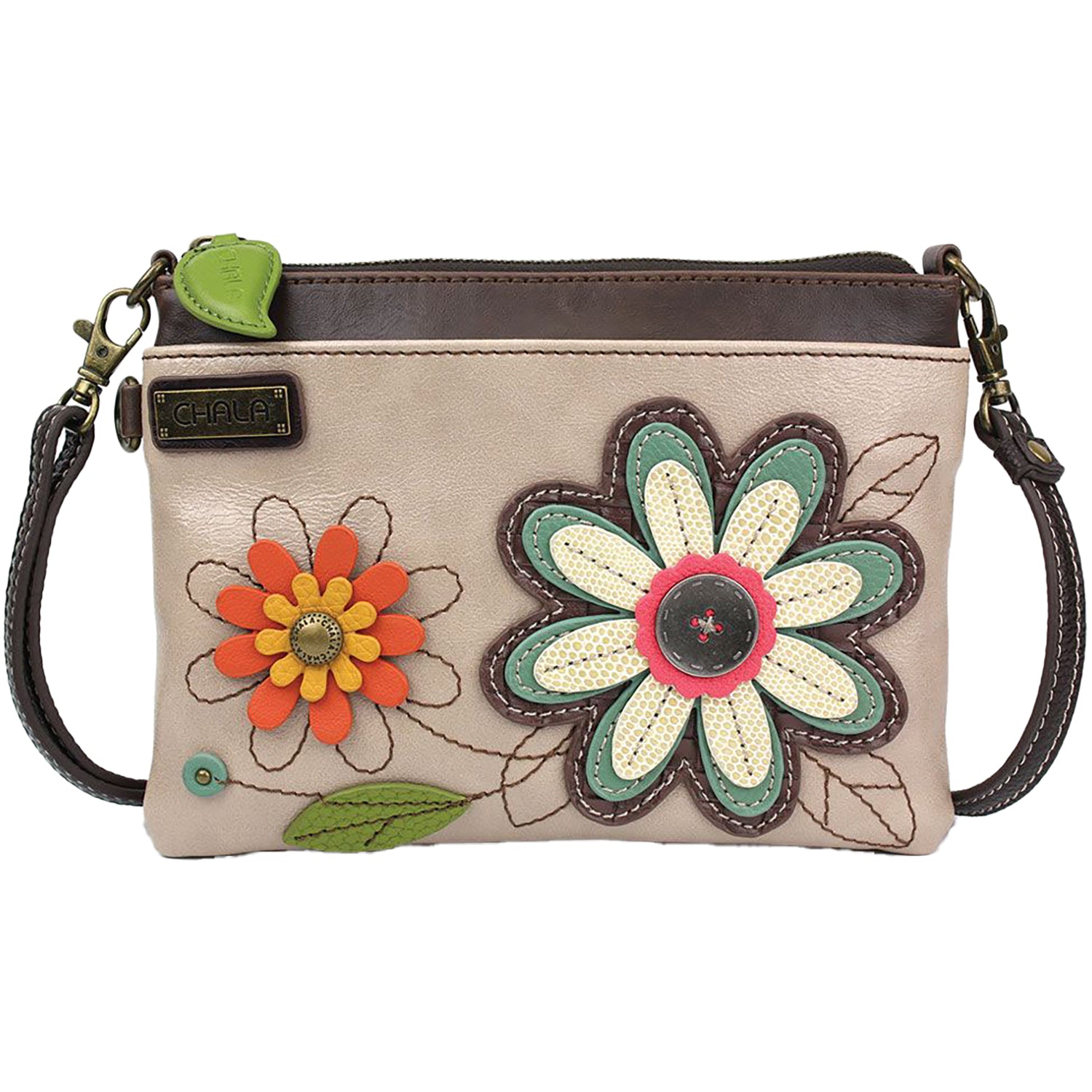 Womens Chala Chala Handbags Daisy Flower Mini Crossbody Handbag Ivory Ivory