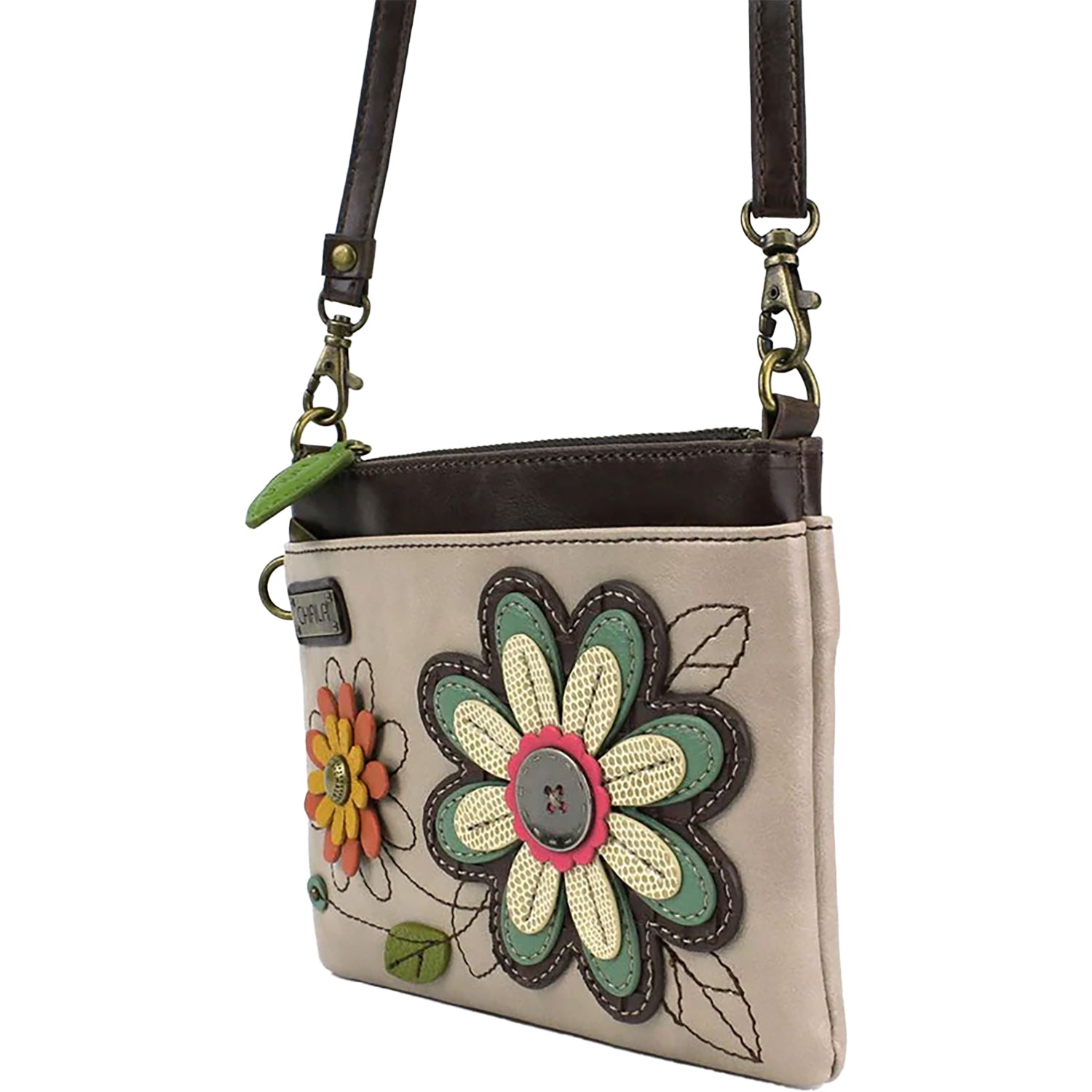 Womens Chala Chala Handbags Daisy Flower Mini Crossbody Handbag Ivory Ivory