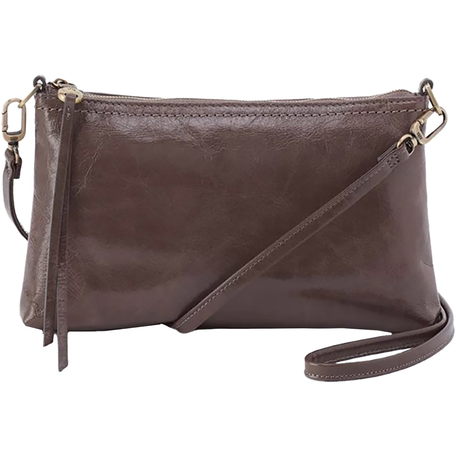 Hobo Darcy Crossbody Hearthstone Polished Leather – Footwear