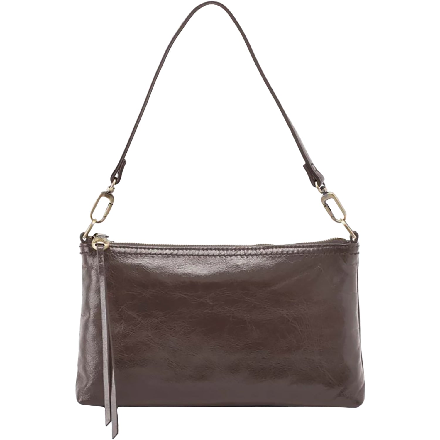 Womens Hobo Hobo Darcy Crossbody Handbag Hearthstone Polished Leather Hearthstone Polished Leather
