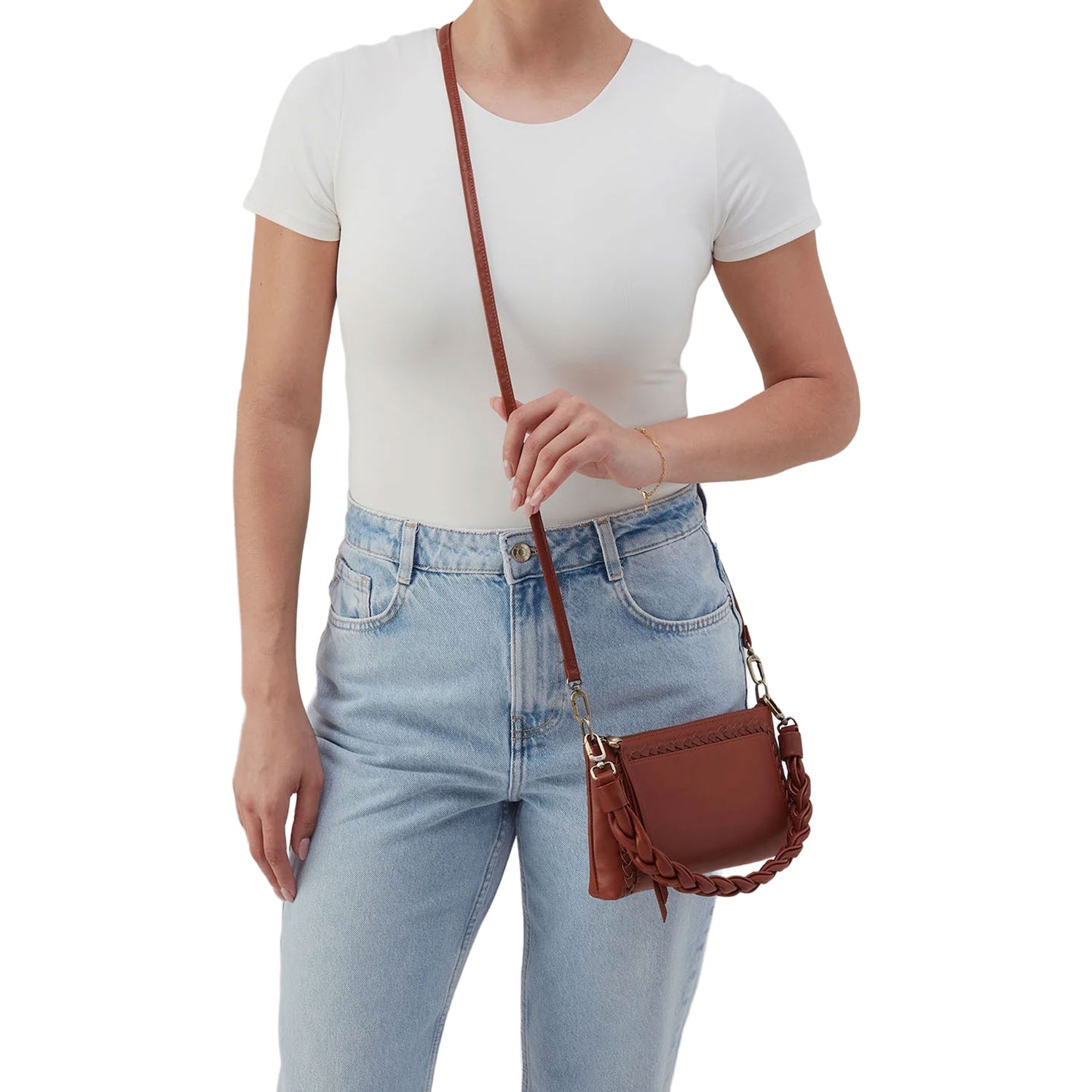 Womens Hobo Hobo International Darcy Crossbody Smooth Luggage Leather Luggage