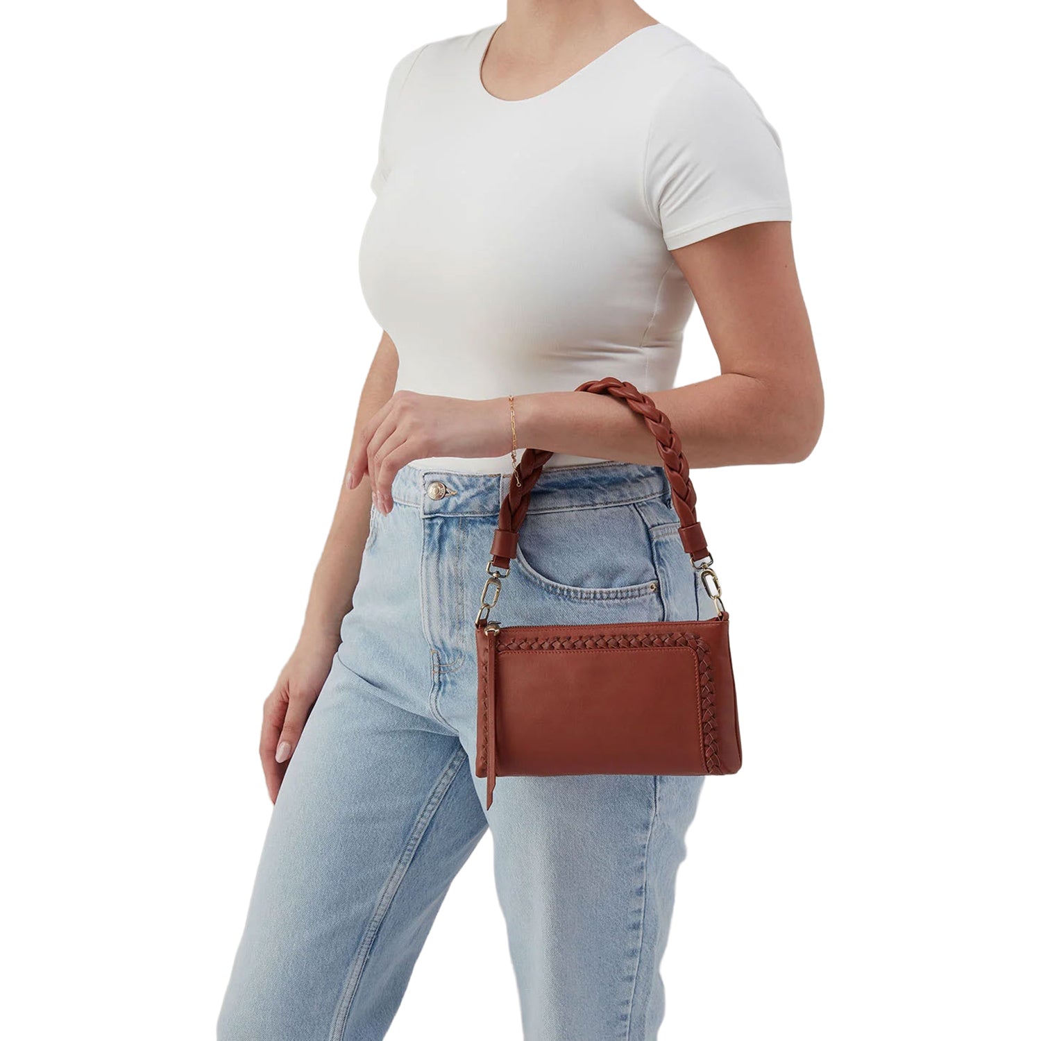 Womens Hobo Hobo International Darcy Crossbody Smooth Luggage Leather Luggage