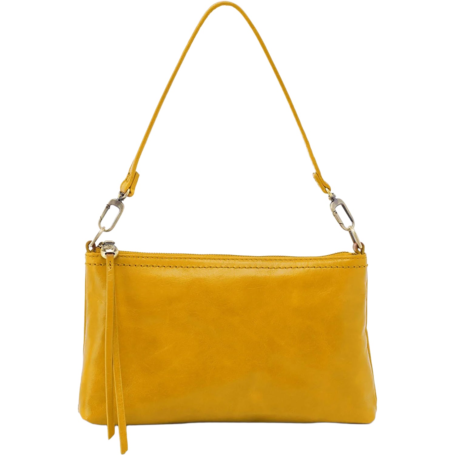 Womens Hobo Hobo International Darcy Crossbody Sun Glow Polished Leather Sun Glow